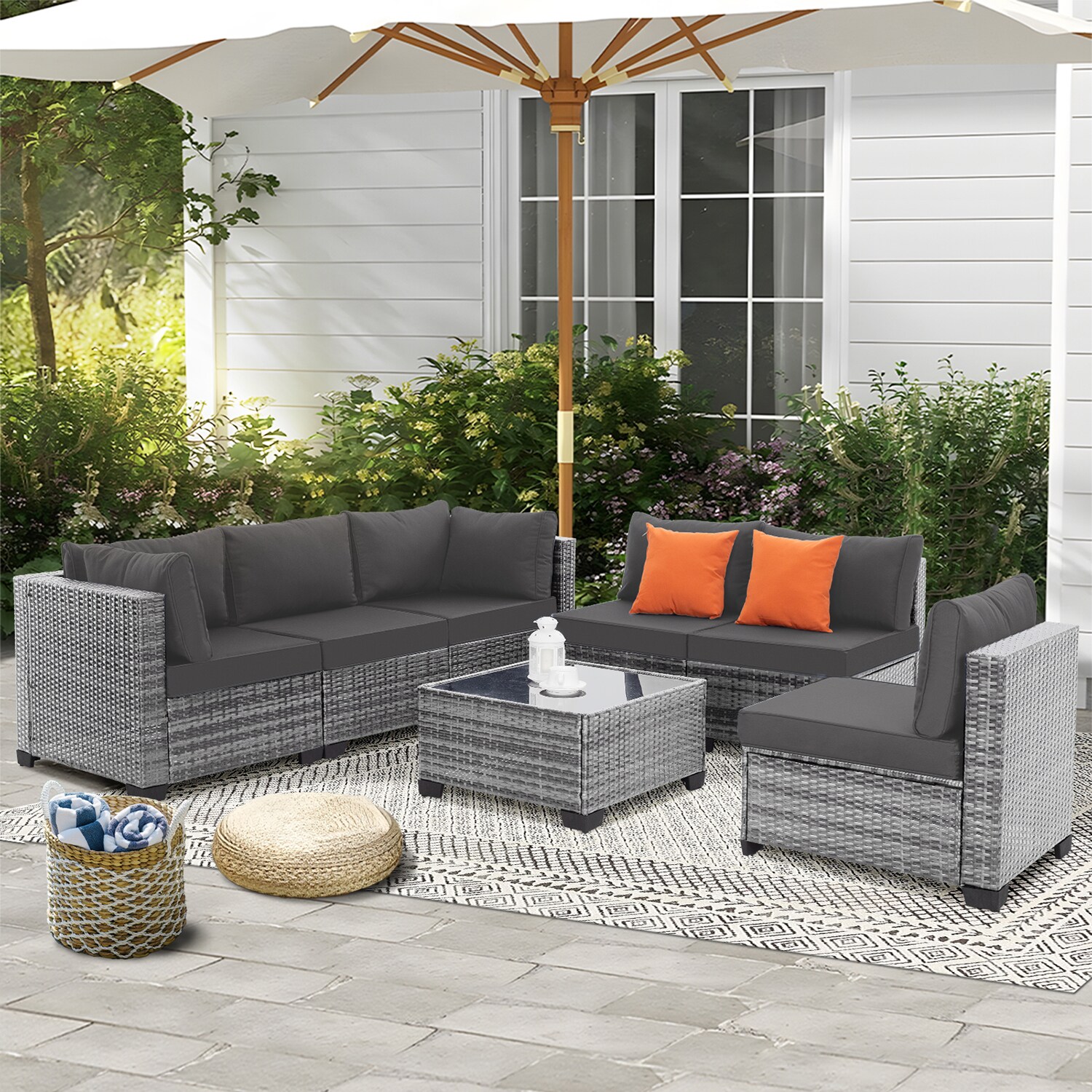 GZMR GZ-W640CS62 Patio-Conversation-Sets - View #3