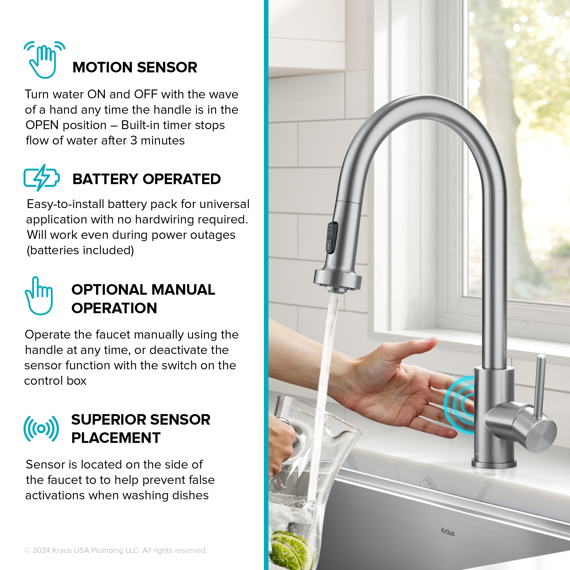 Kraus KSF-1616SFS Kitchen-Faucets - View #5