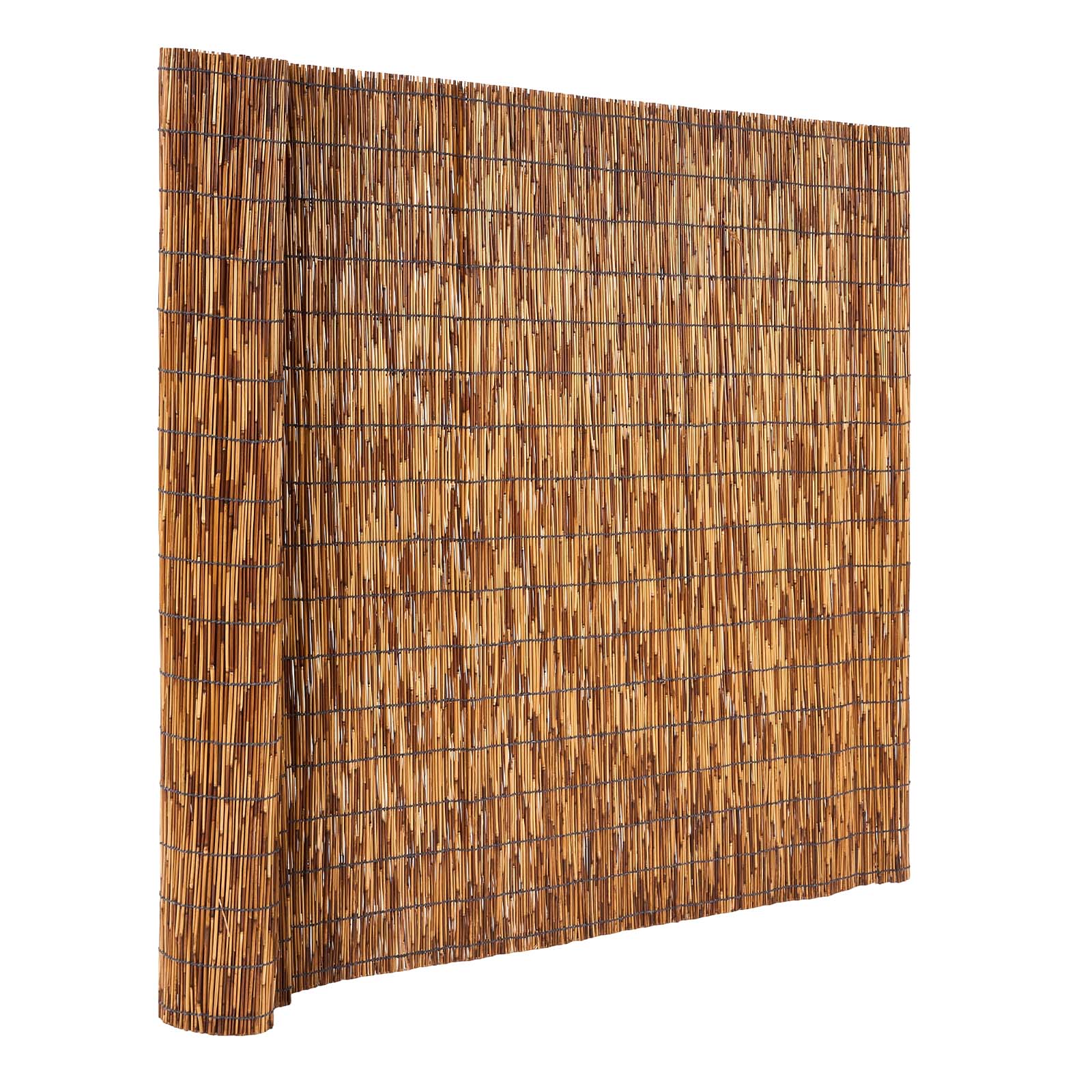 VEVOR Natural Reed Fencing 4 ft x 13.12 ft 2 Pack Decorative Natural Reed Fencing Roll Decorative Fence for Backyard Divider Privacy Screen Panel Curtain for Balcony Patio Garden Backyard Outdoor