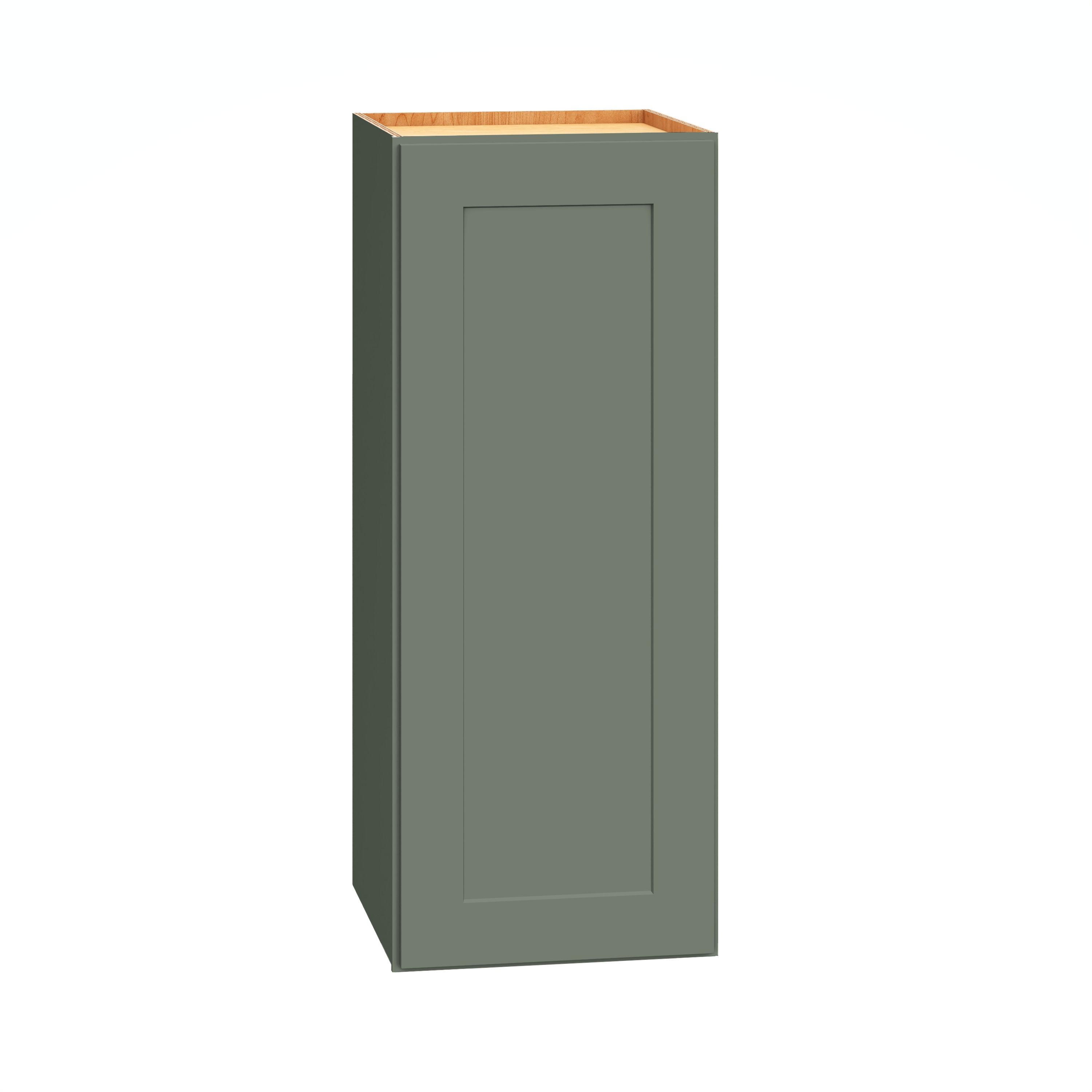 Diamond Express 61H-W1230R Jamestown 12-in W x 30-in H x 12-in D Retreat Green Wall Fully assembled Plywood Cabinet (Recessed Panel Shaker)
