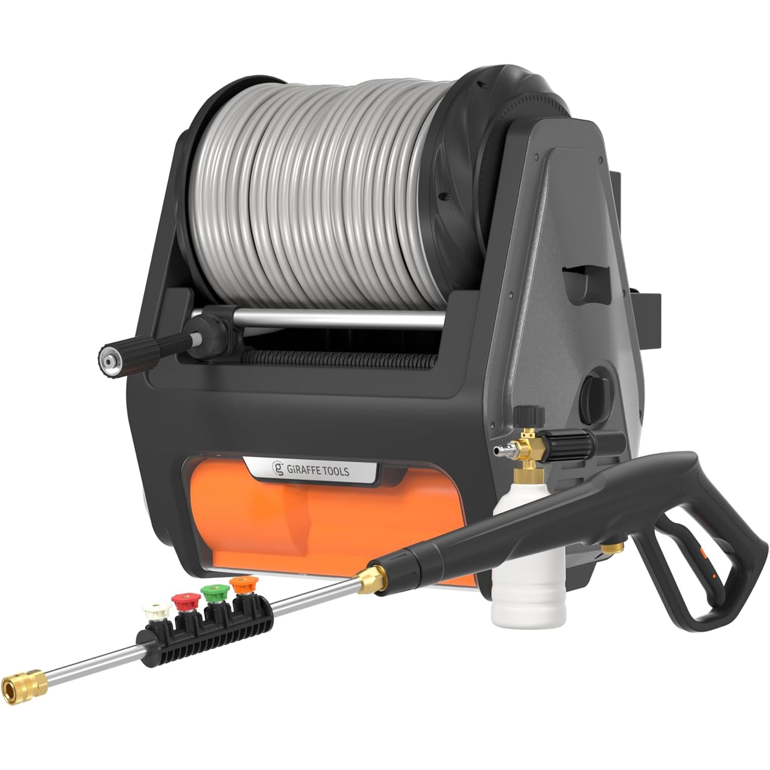 Giraffe Tools HP174-G30 Grandfalls G30 3300-PSI 1.1-GPM Cold Water Electric Pressure washer with 4 Spray Tips