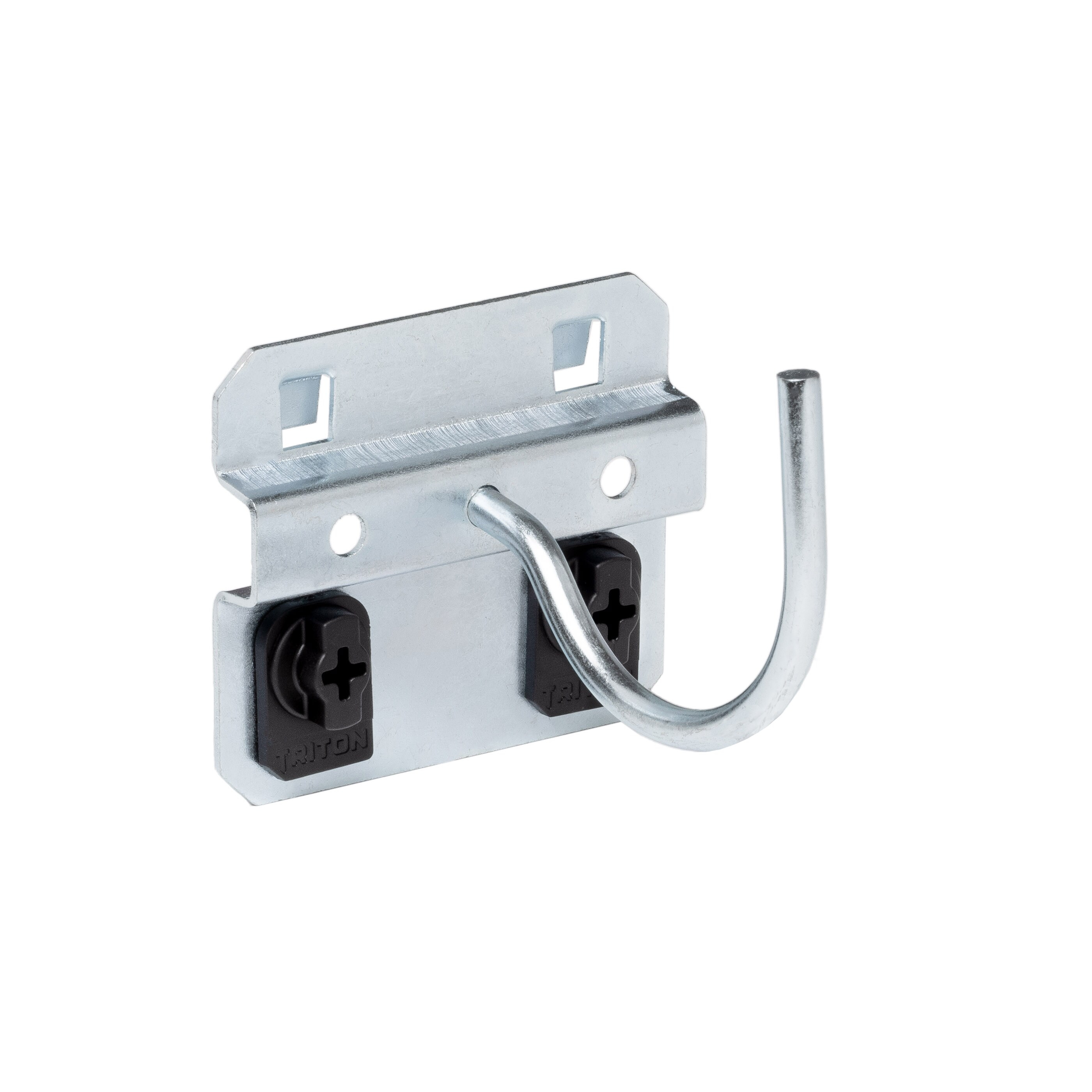 Triton Products 55200 LocHook 5 -Piece Steel Pegboard hook in Chrome 2.1875-in W x 2.1875-in H