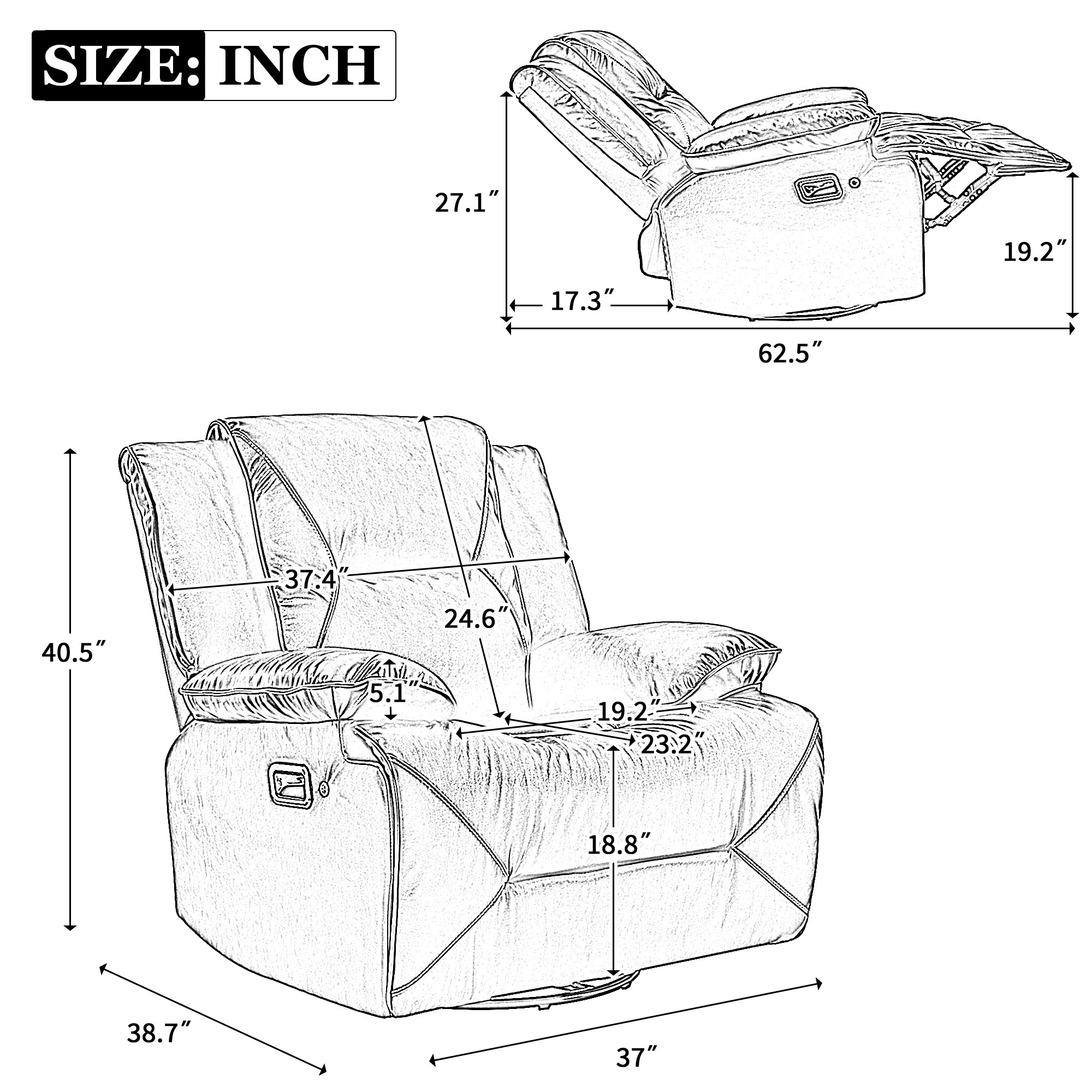ModernLuxe WF323621AAE Sofas-Loveseats - View #20