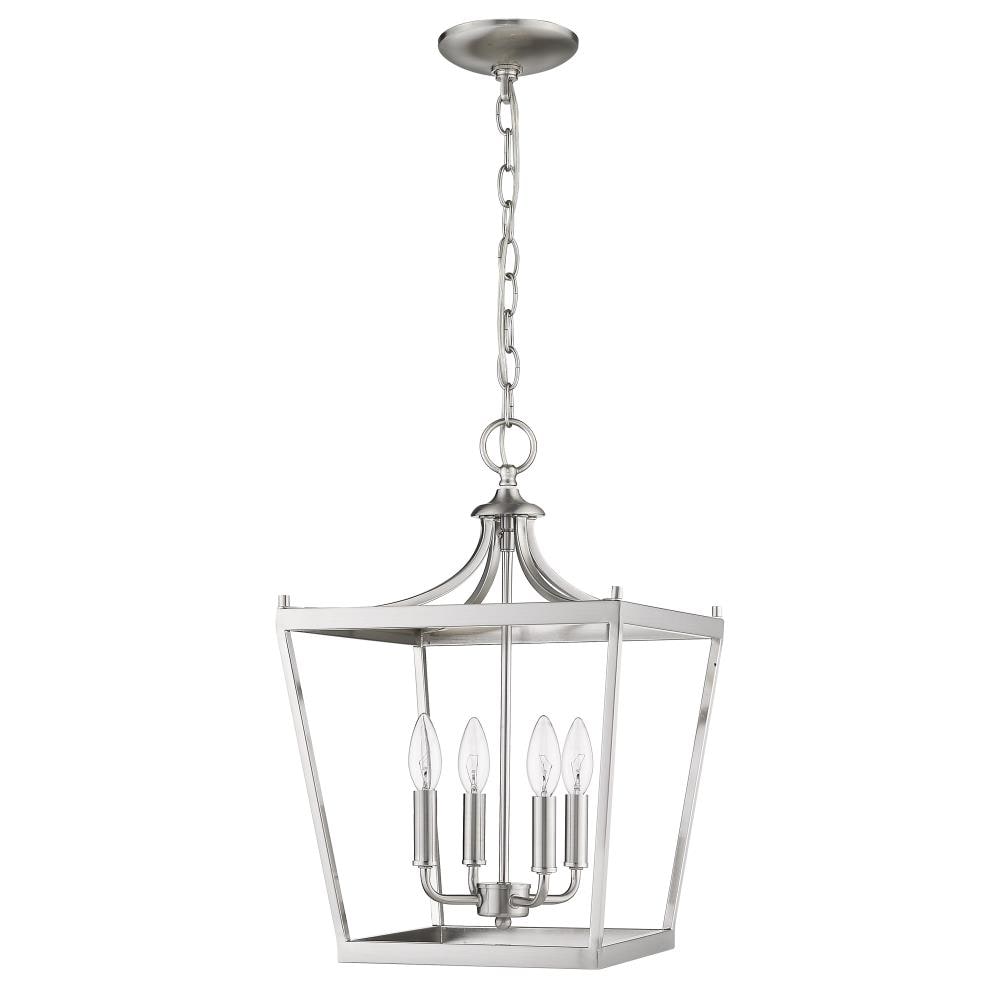 Acclaim Lighting IN11133SN Kennedy 4 -Light Satin Nickel Transitional Square Hanging Pendant light