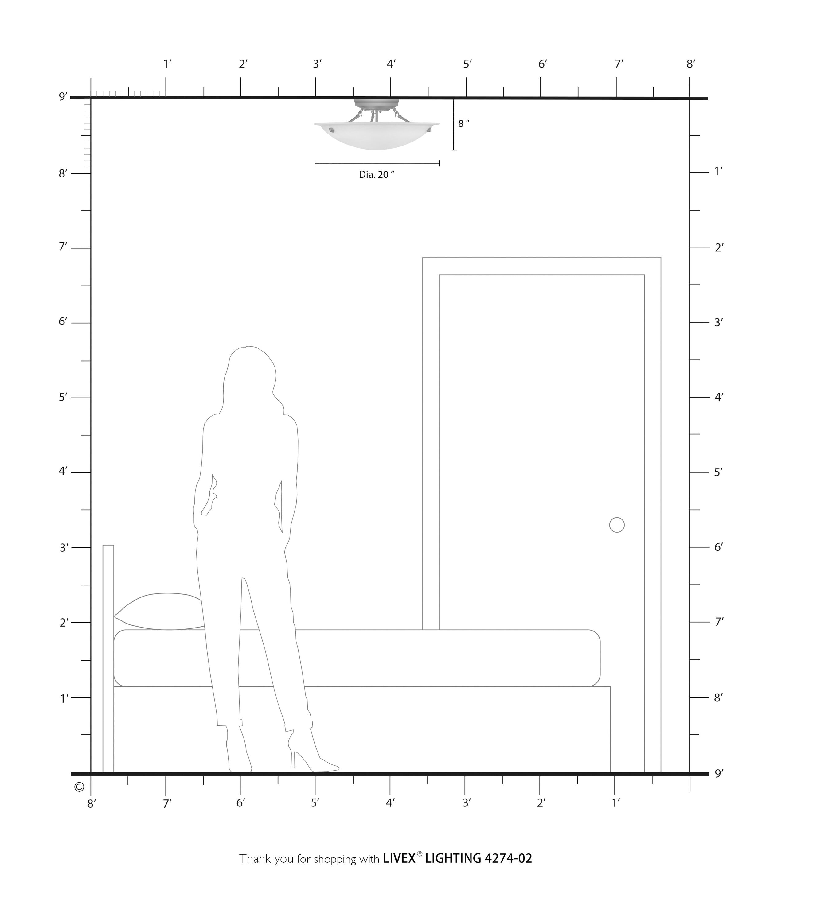 Livex Lighting 4274-02 flushmounts - View #5