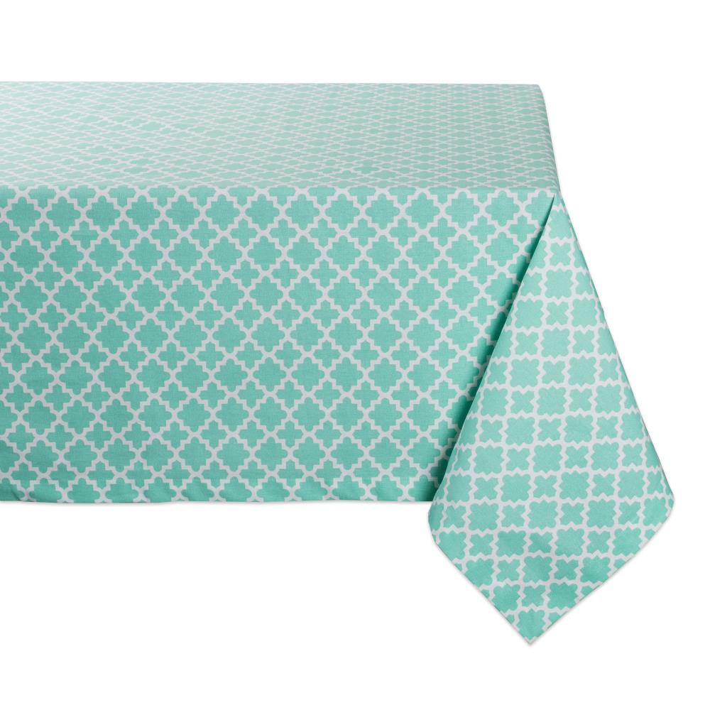 DII CAMZ10494 Aqua Tablecloth