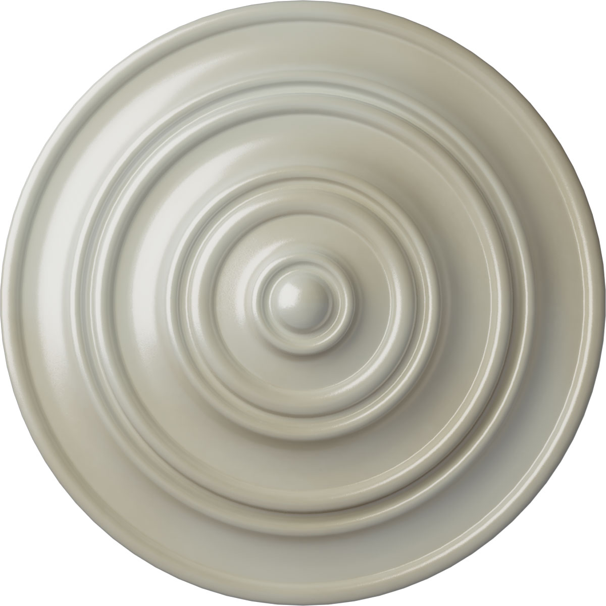 Ekena Millwork CM13CLFBS Classic 13.25-in W x 13.25-in L Painted Flash Blue Polyurethane Whole Ceiling Medallion