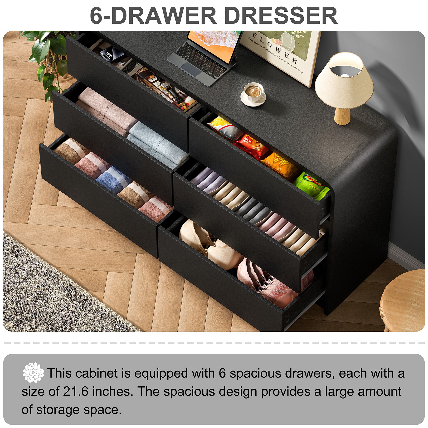 SINOFURN SYC080016BK dressers - View #3