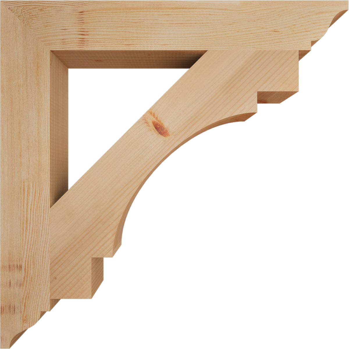 Ekena Millwork BKT04X28X28MRC01SDF Exterior-Brackets-Braces - View #3