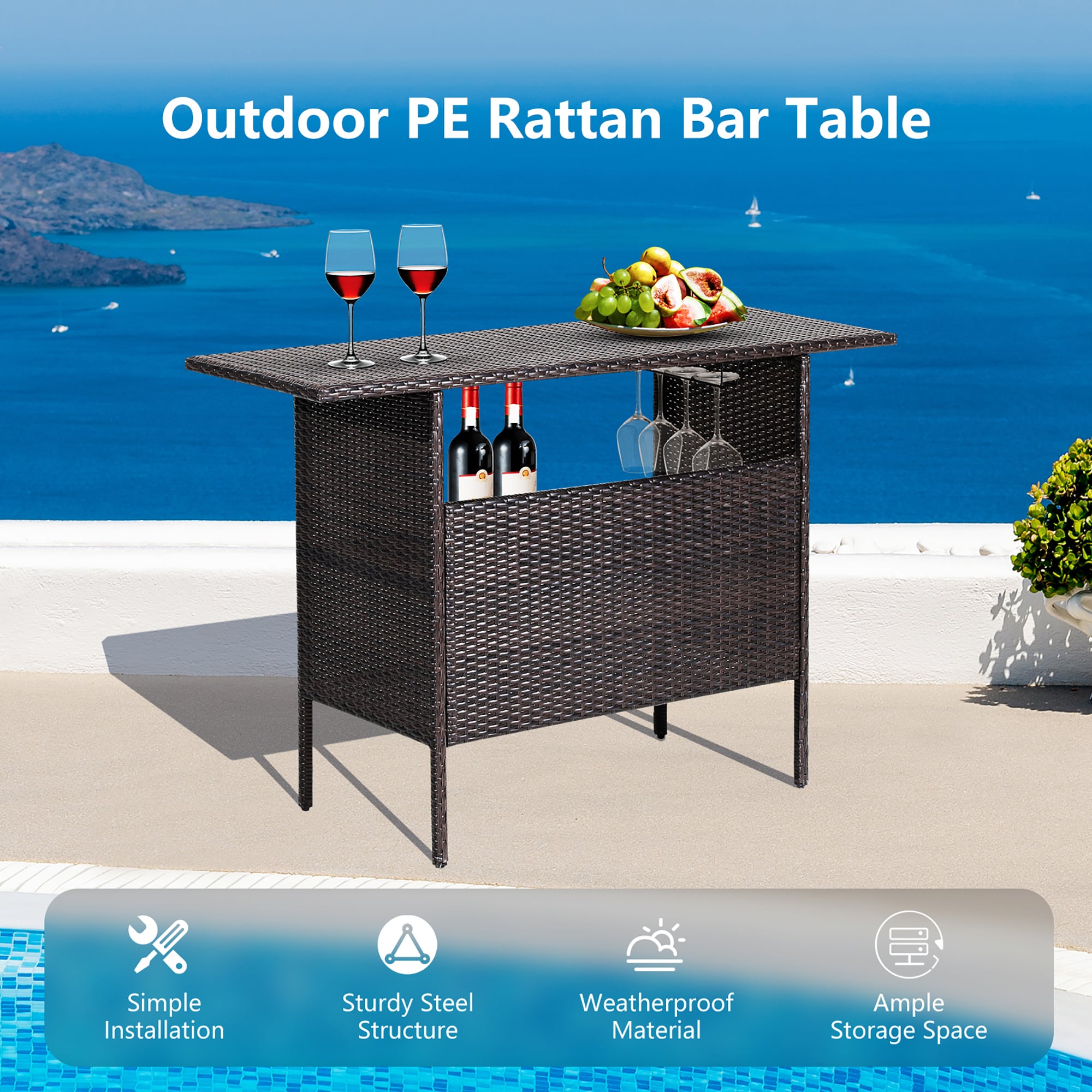 Costway HW70304 Patio-Tables - View #3