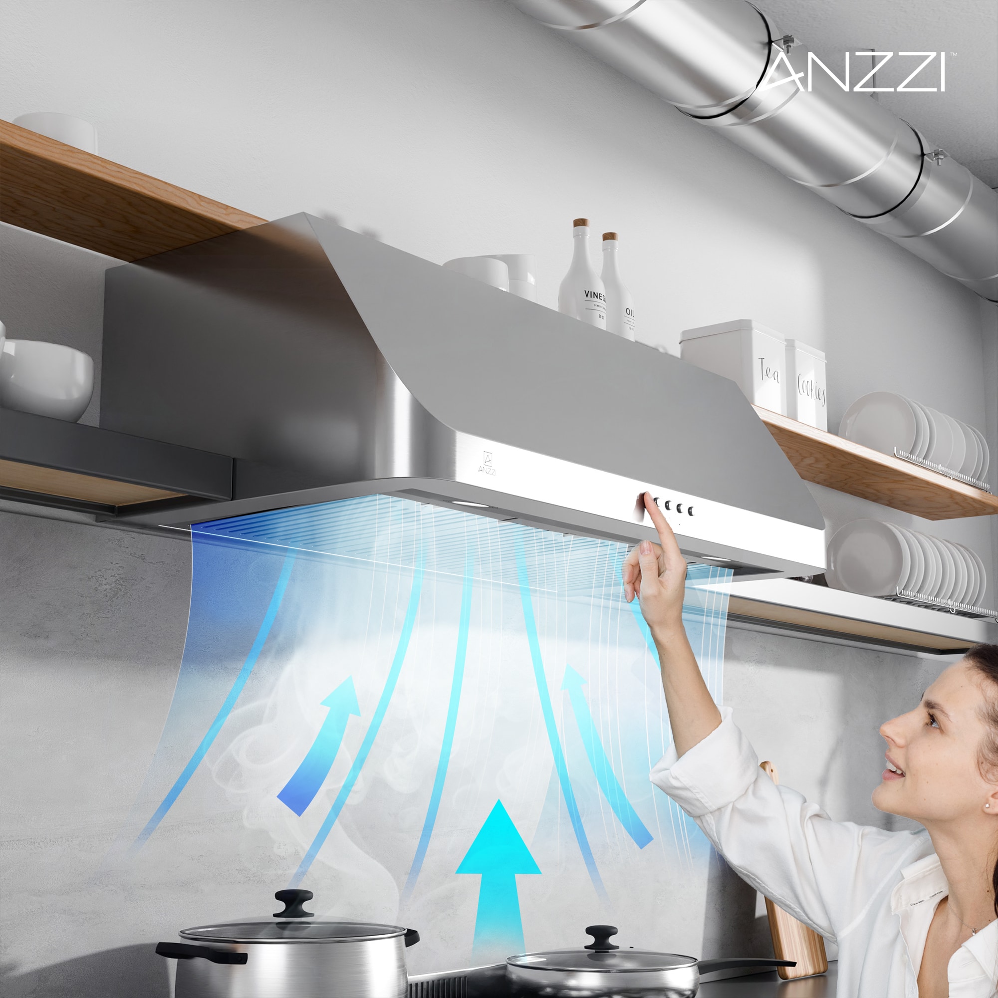 ANZZI RH-AZ2590PSS Undercabinet-Range-Hoods - View #5