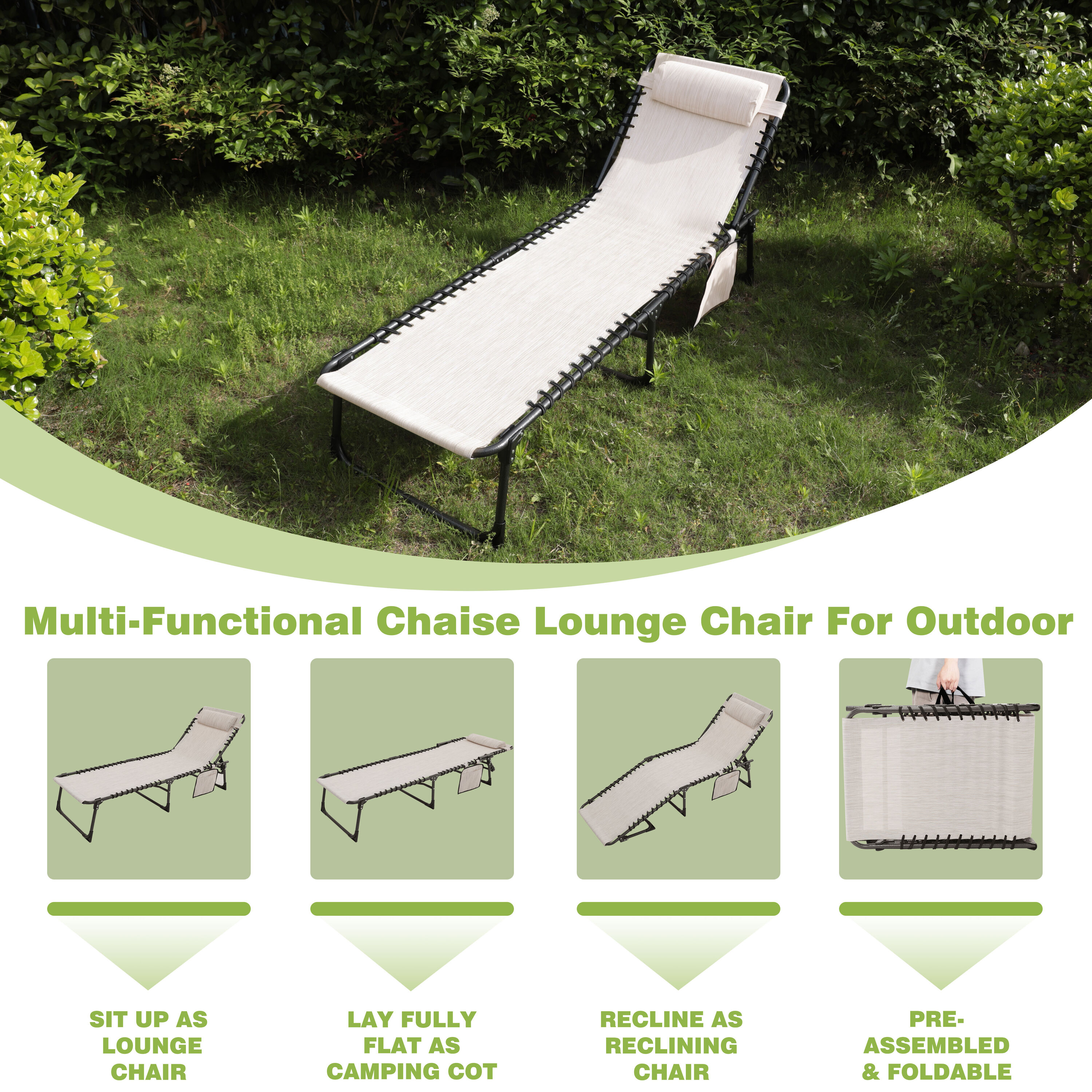 VEIKOUS PG0208-01CW-1 Patio-Chairs - View #4
