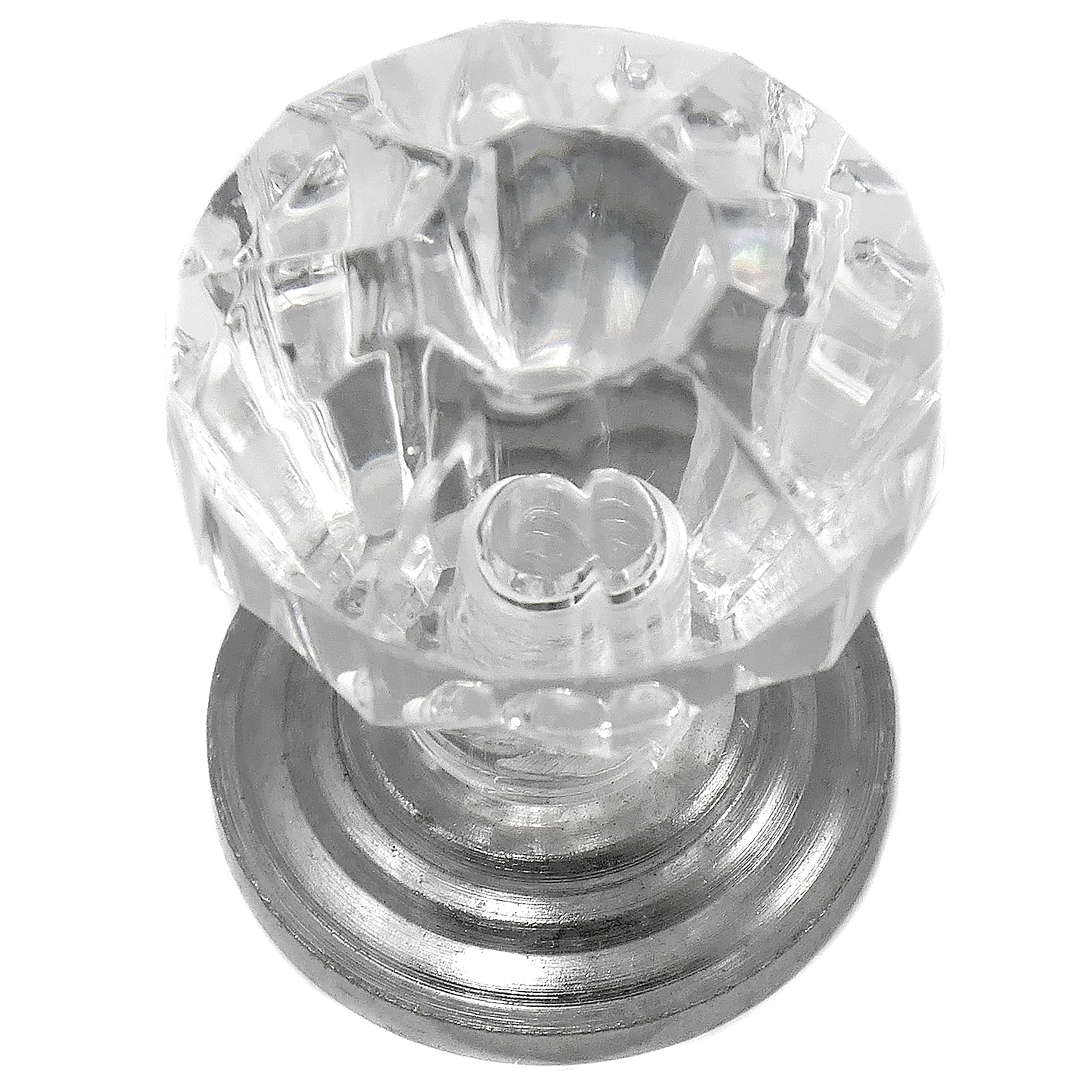 Laurey 82026 Kristal 1-in Polished Chrome Geometric Traditional Cabinet Knob