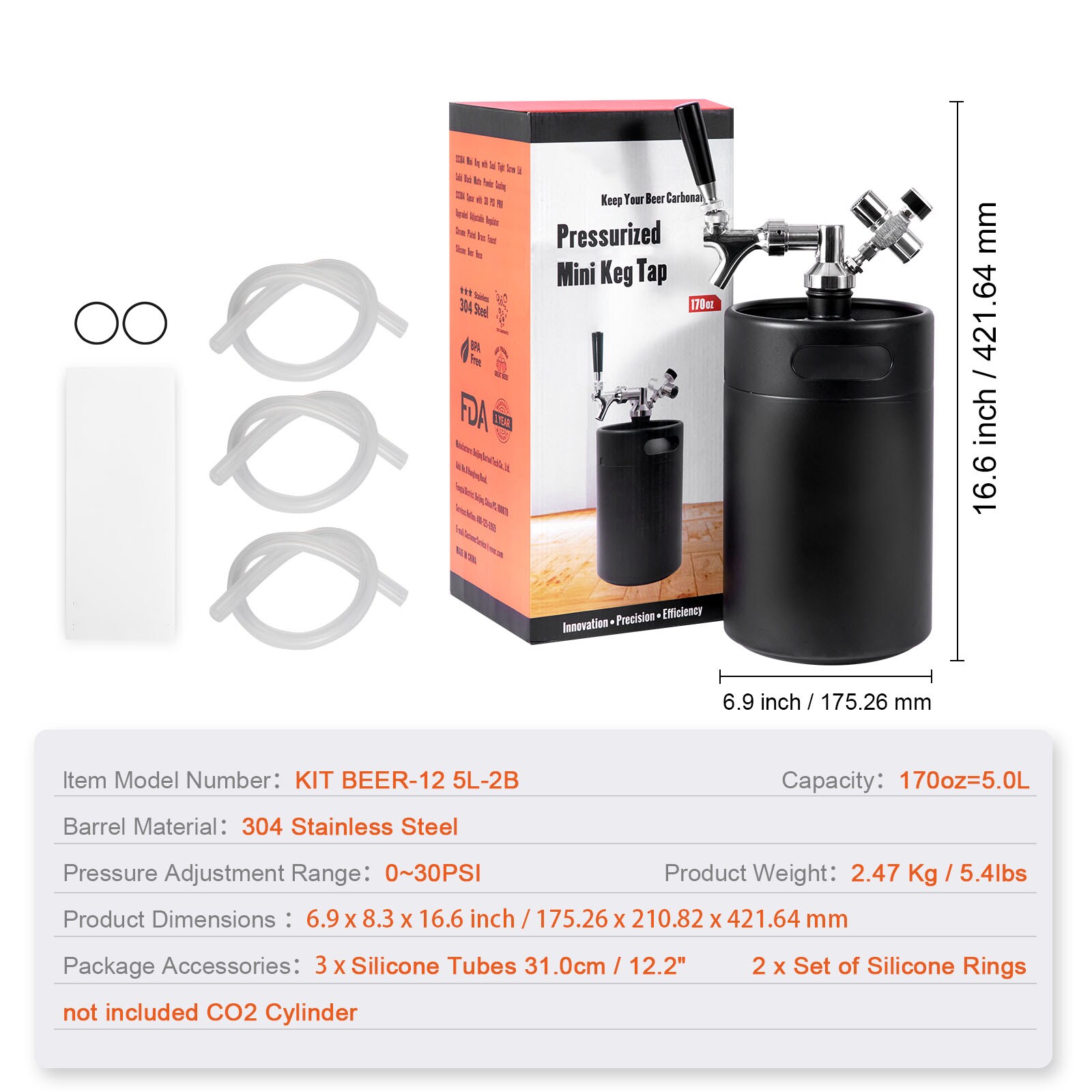 VEVOR SCMNPJTHSY1701851V0 Bev-Dispensers - View #7