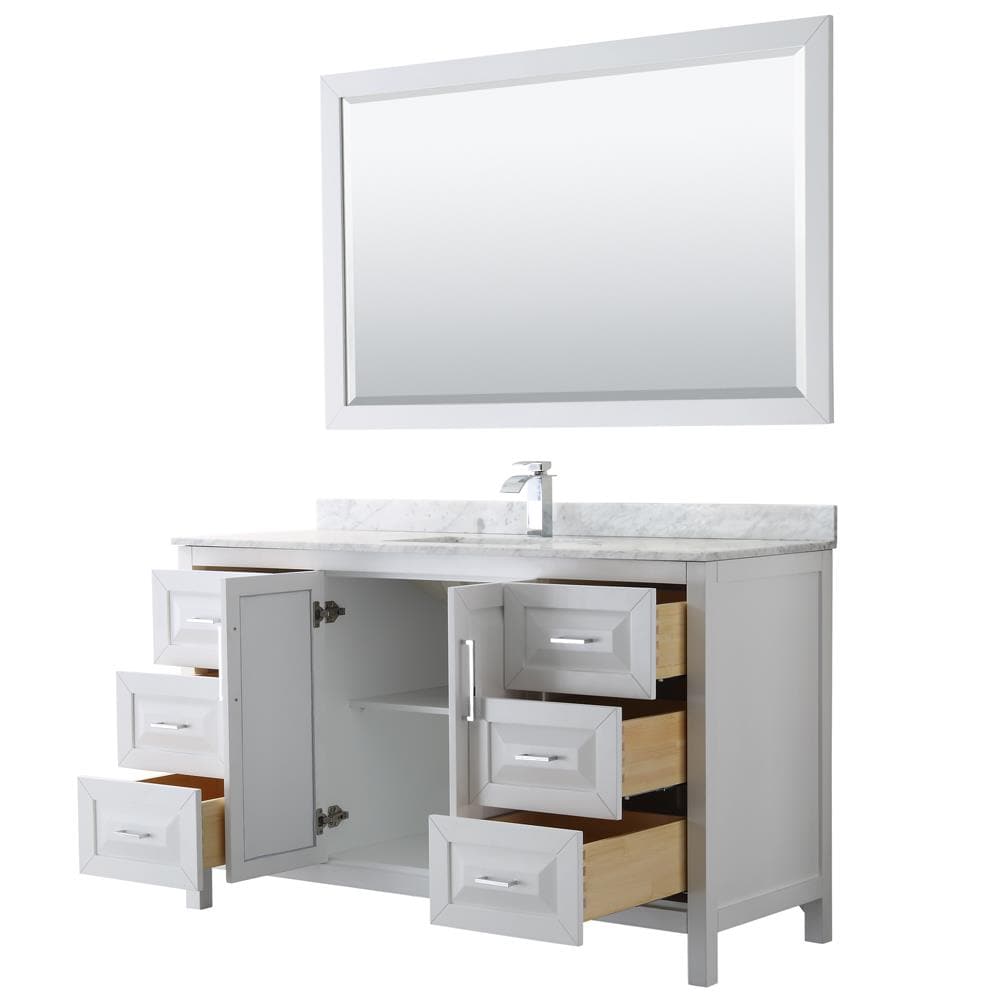 Wyndham Collection WCV252560SWHCMUNSM58 Bath-Vanity-Combo - View #2