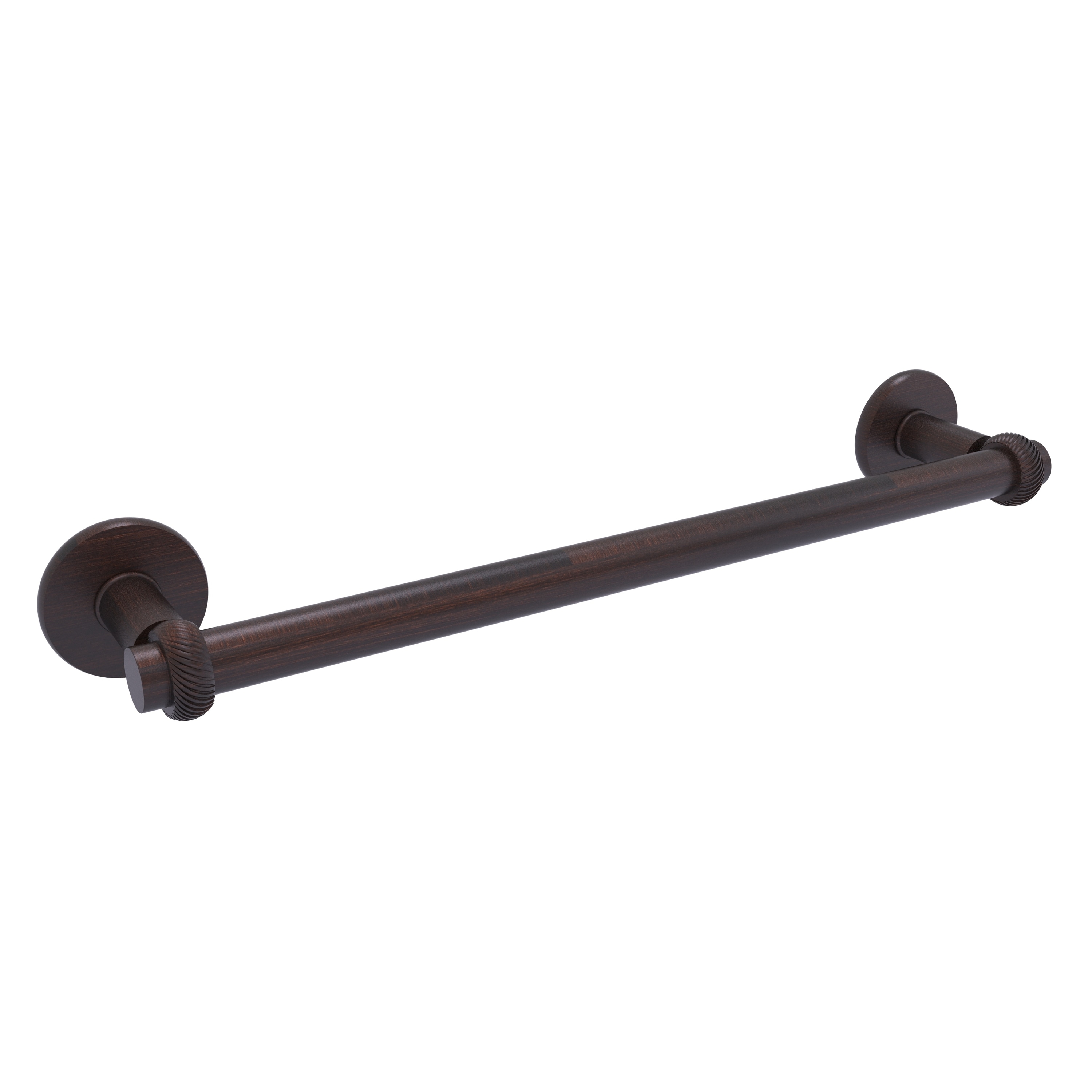 Allied Brass 2051T/24-VB Continental 24-in Venetian Bronze Wall mount Single Towel Bar