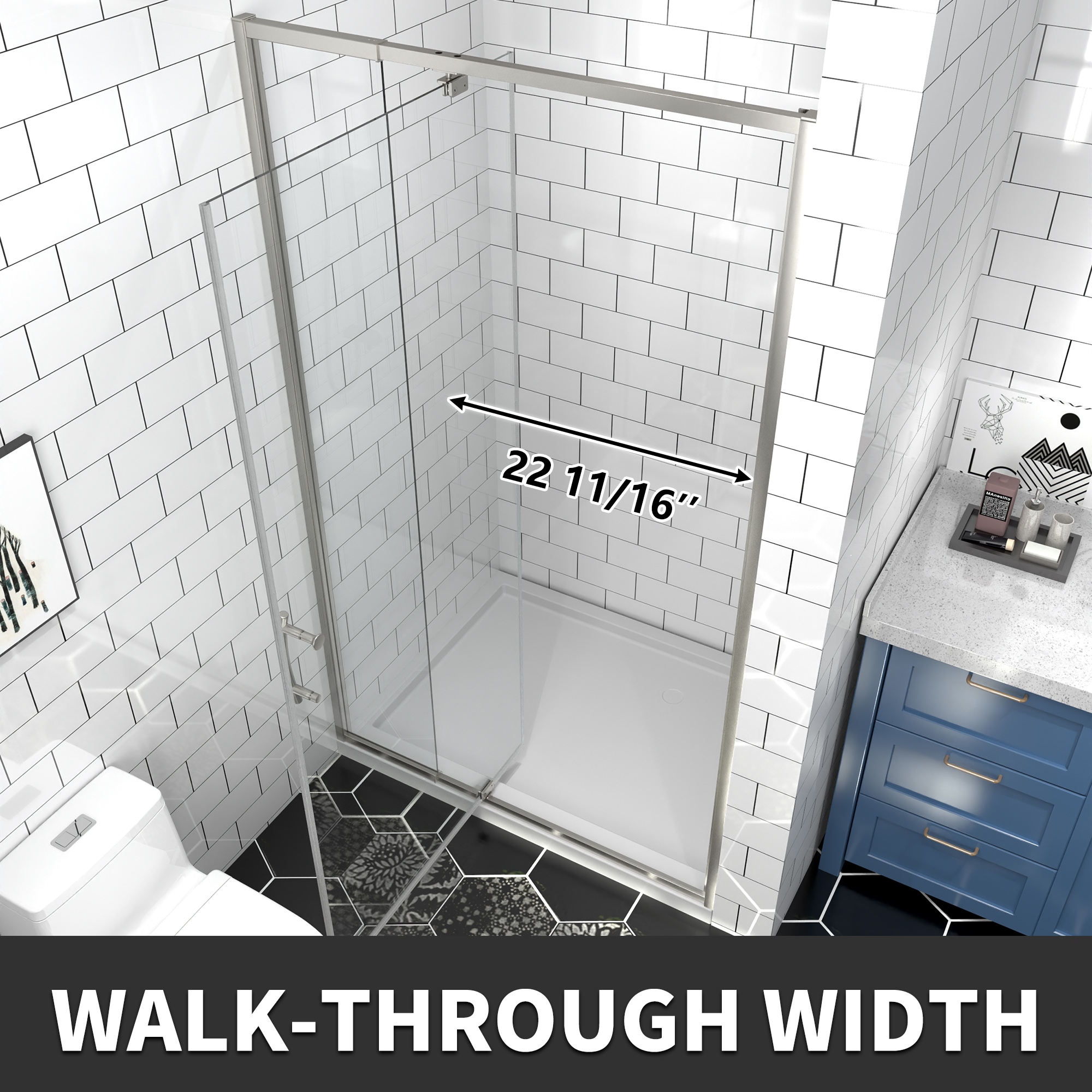WELLFOR XS-138485 Shower-Doors - View #8
