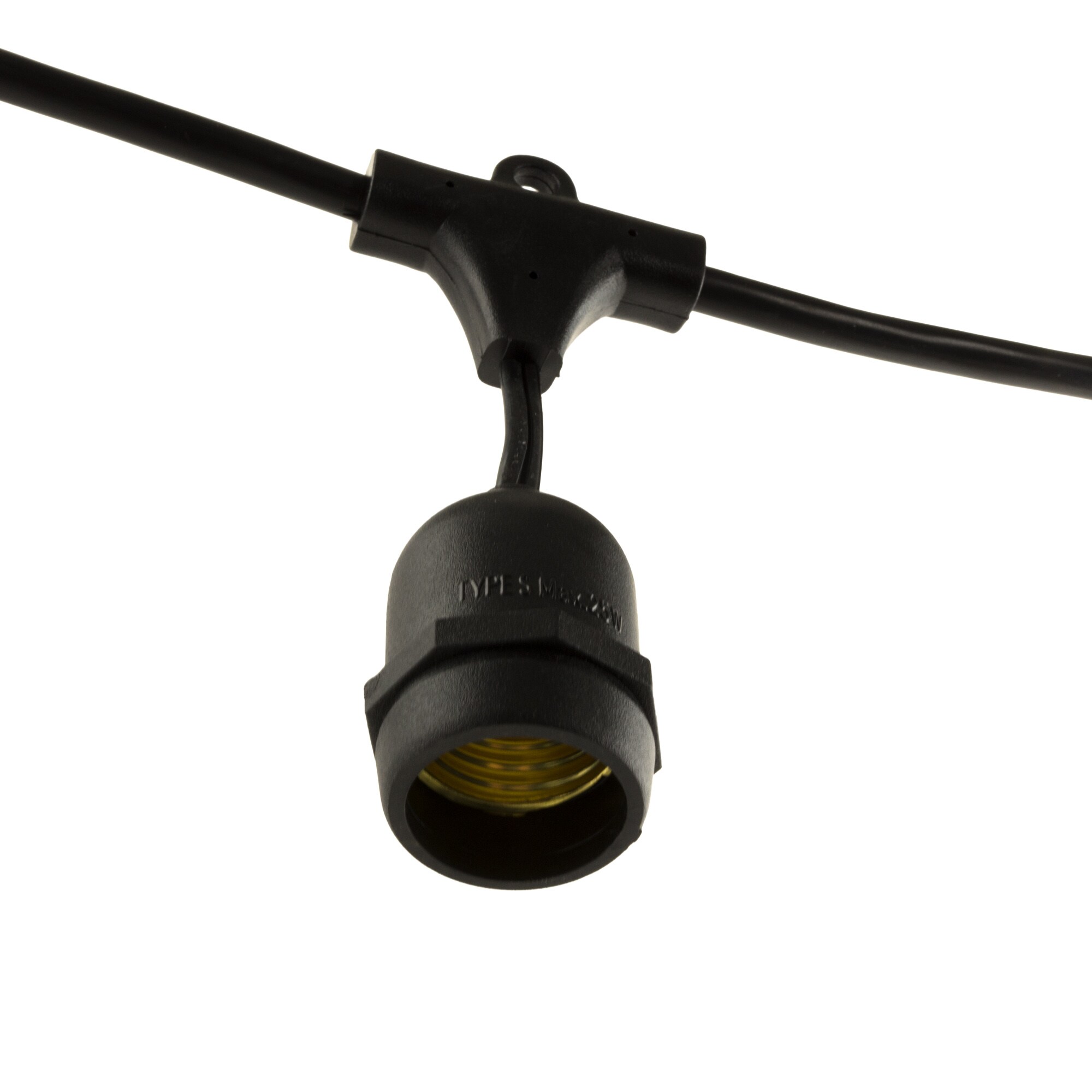 Bulbrite 48 Ft 15 Light Plug In White Indoor Outdoor Multi Compatible Edison String Lights The Department At Com Bulbrite 48 Ft 15 Light Plug In White, Vintage String Light Kit By Bulbrite