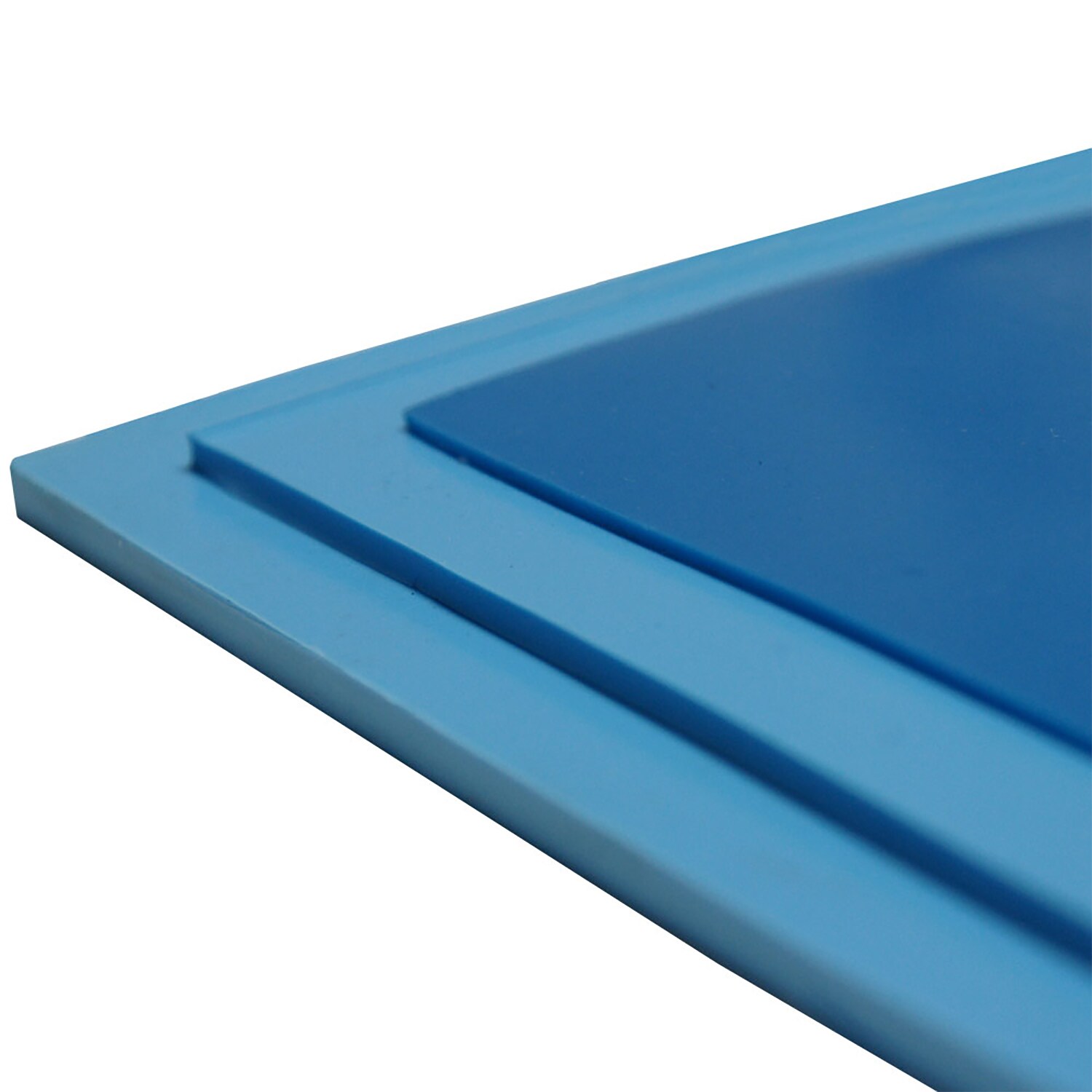 Rubber-Cal 1/16-in T x 36-in W x 24-in L Blue Commercial 60A Durometer  Silicone Sheet in the Silicone Sheets & Rolls department at