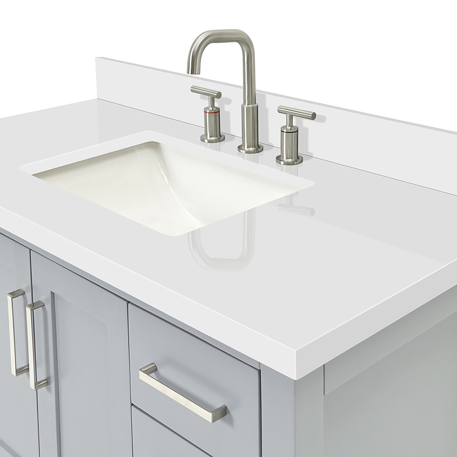 ARIEL S043SWQRVOGRY Bath-Vanity-Combo - View #9