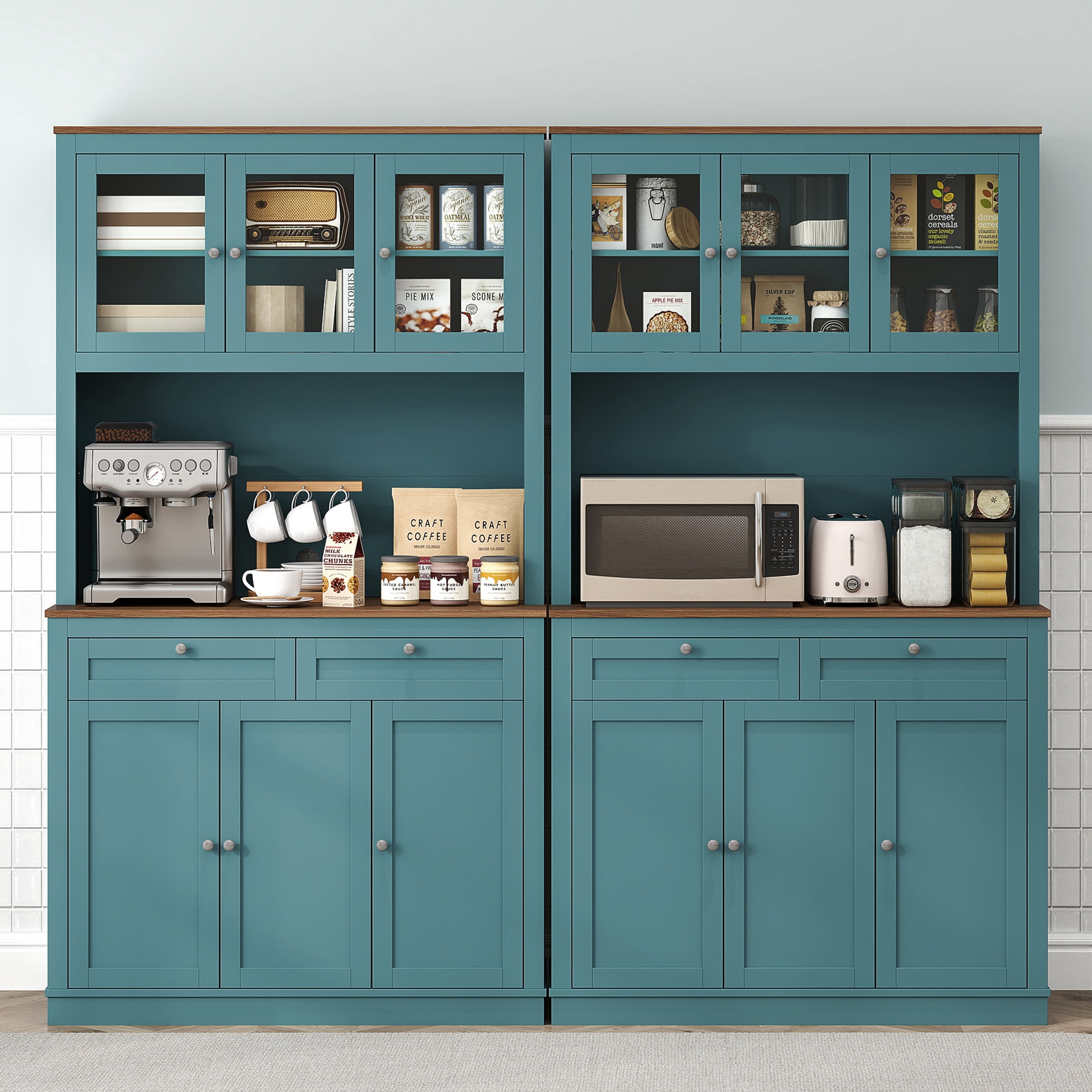 HomCom 83A-068V80GN Pull-Out-Cabinet-Baskets - View #7