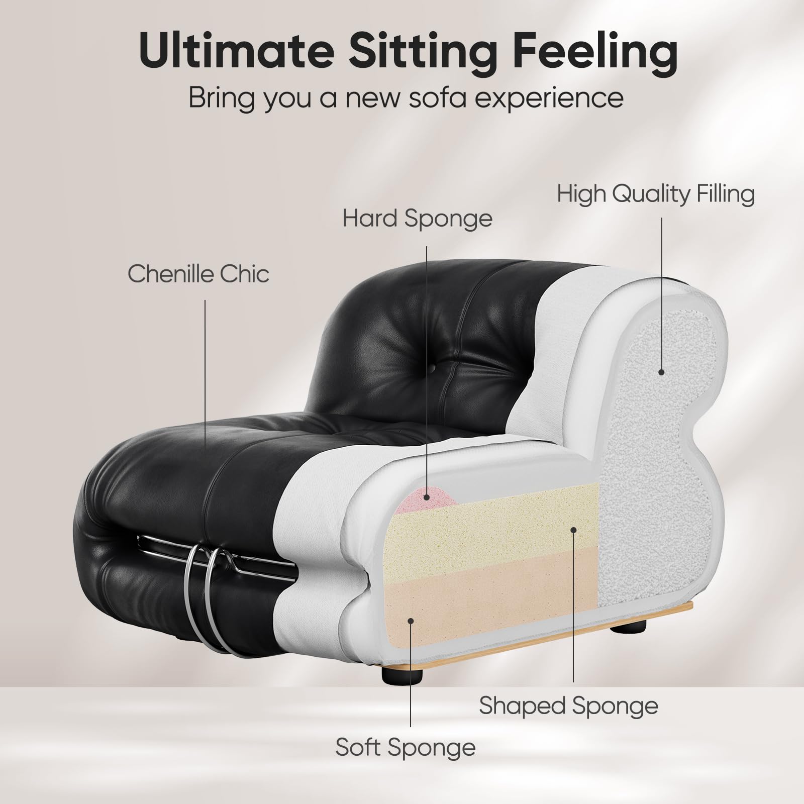 LTMATE LSA0049S-B Bean-Bag-Chairs - View #4