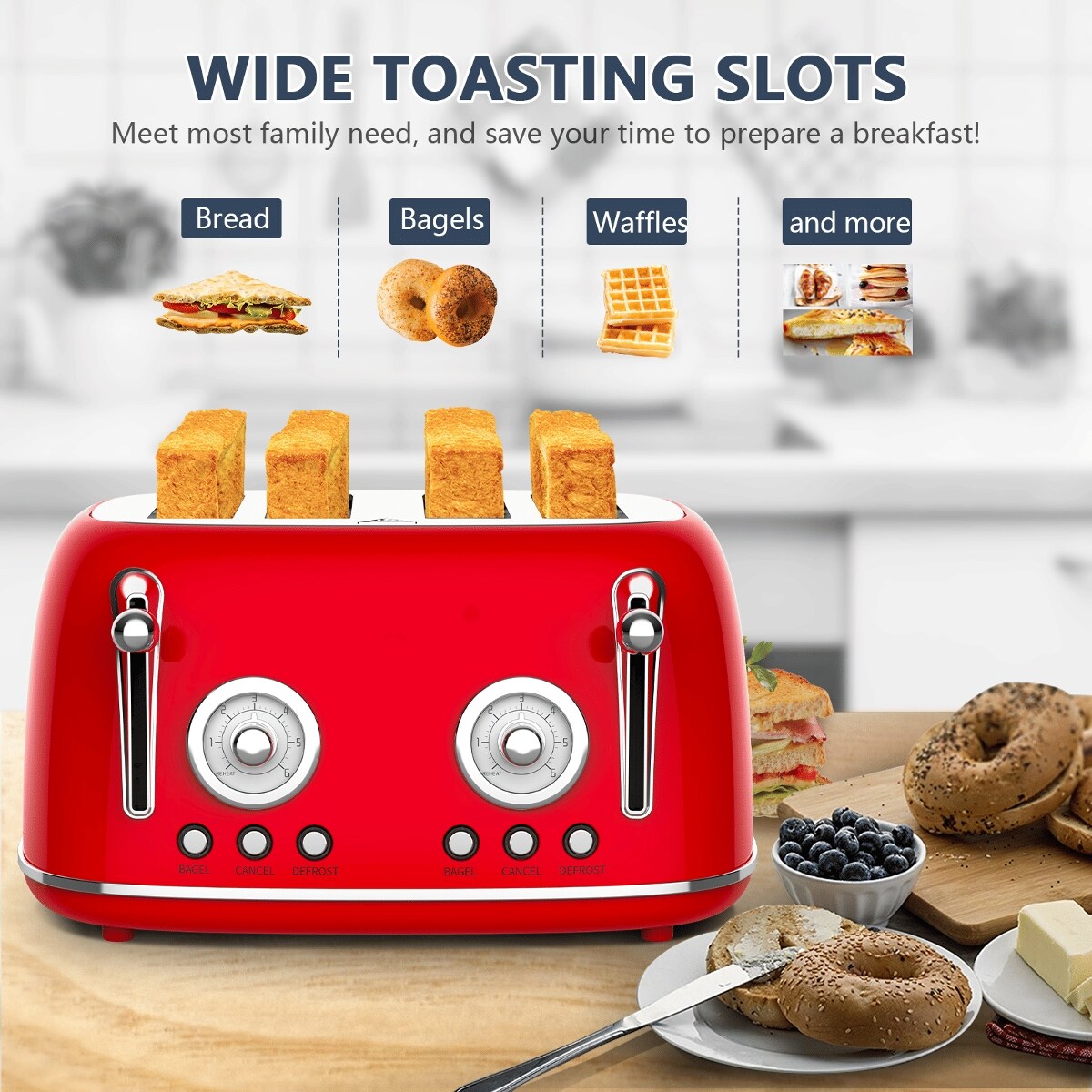 Ropilly D01027HC7XV Countertop-Toaster-Ovens - View #3
