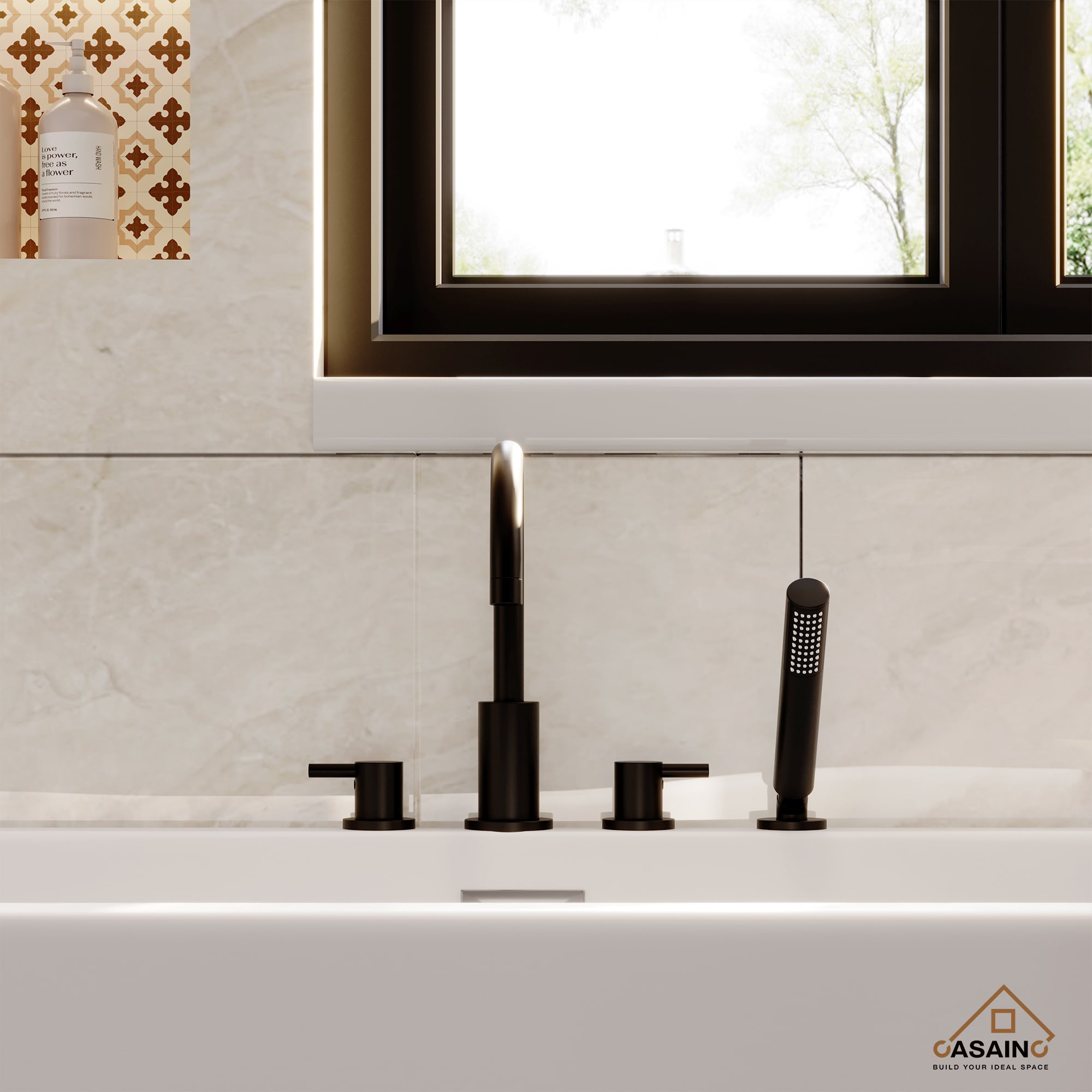 CASAINC CALTC11BN Roman-Tub-Faucets - View #2