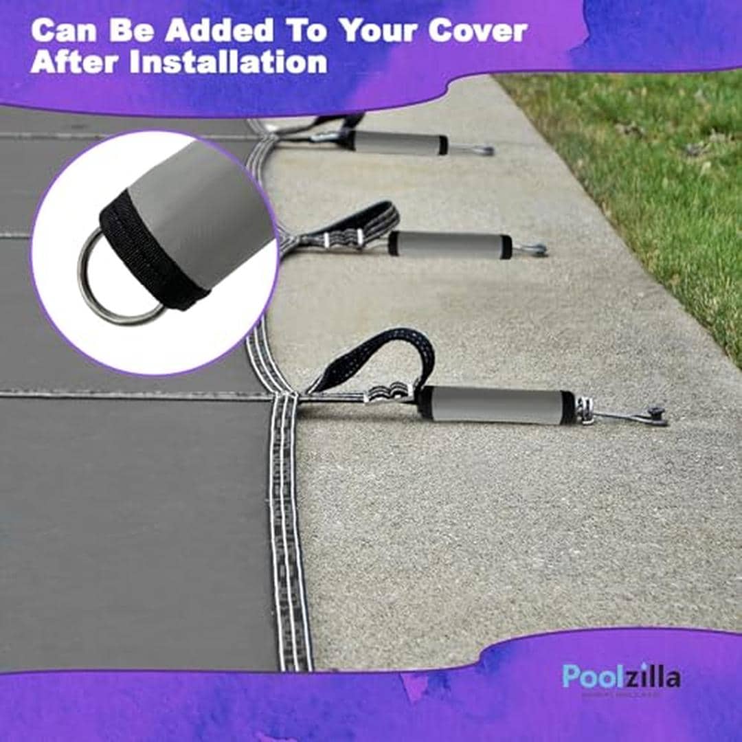 Poolzilla SW-H&L-GRAY-25PK Pool-Covers - View #4