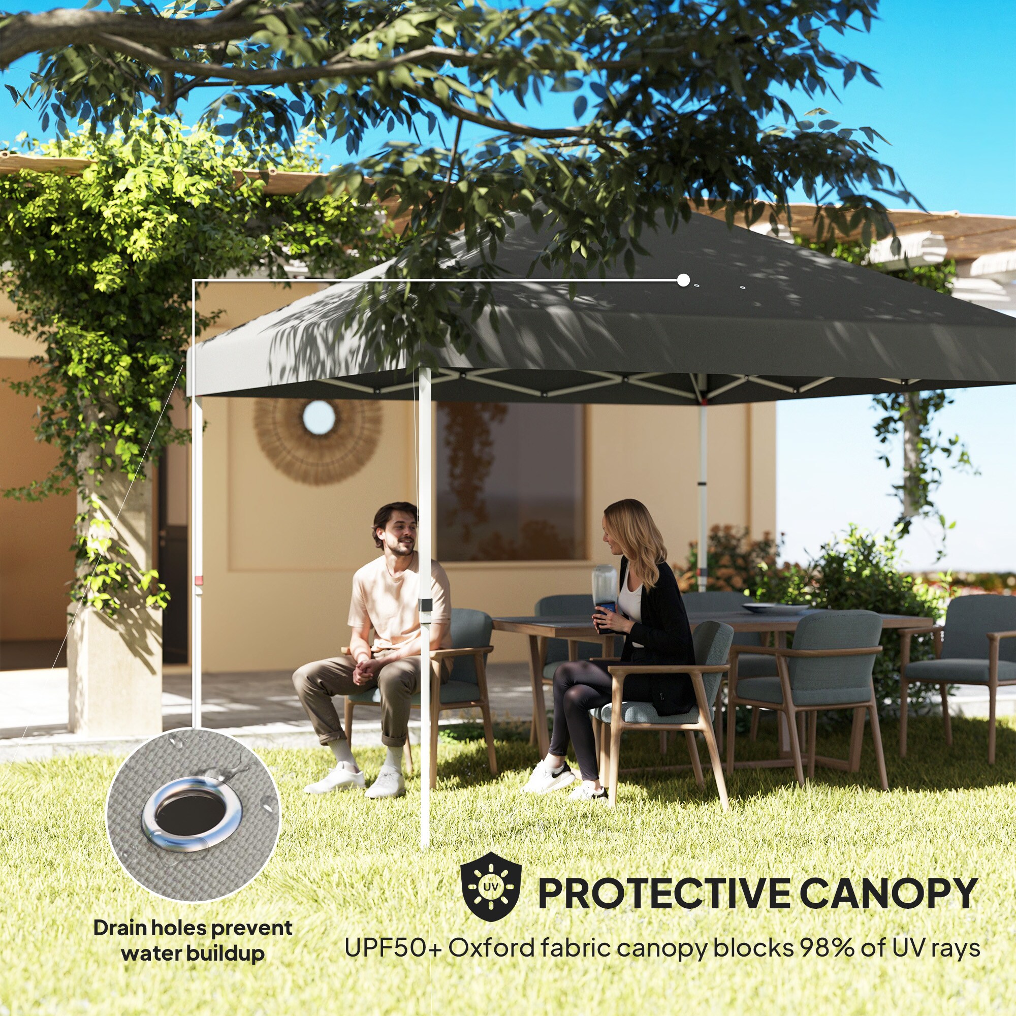 Outsunny 84C-623V00CG Canopies-Sl - View #7