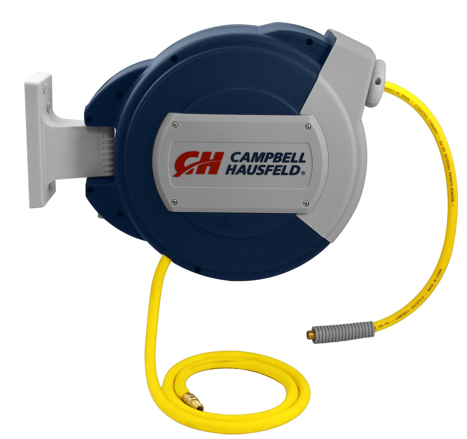 Campbell Hausfeld 3/8 in. x 50 ft. Hybrid Retractable Air Hose Reel in the  Air Compressor Hoses department at