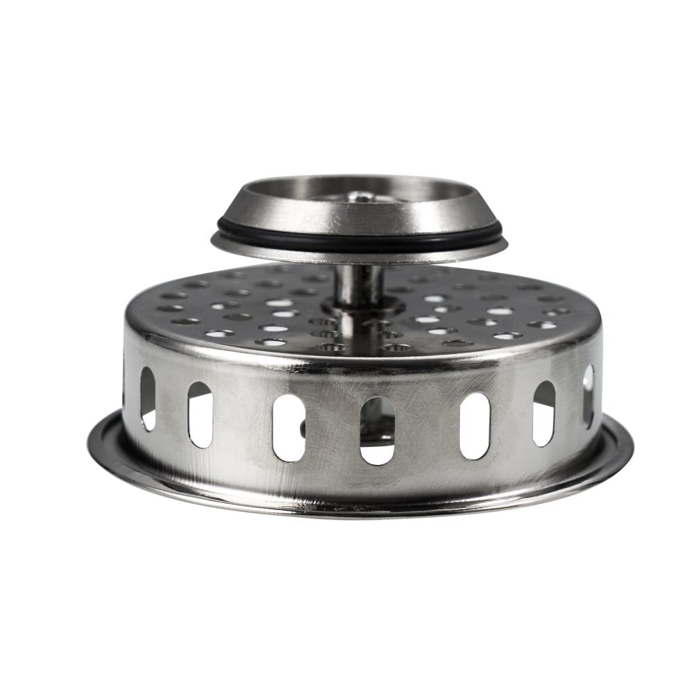 AKDY 3.5-in Stainless Steel Rust Resistant Strainer with Lock Mount Included in Chrome | KS0074