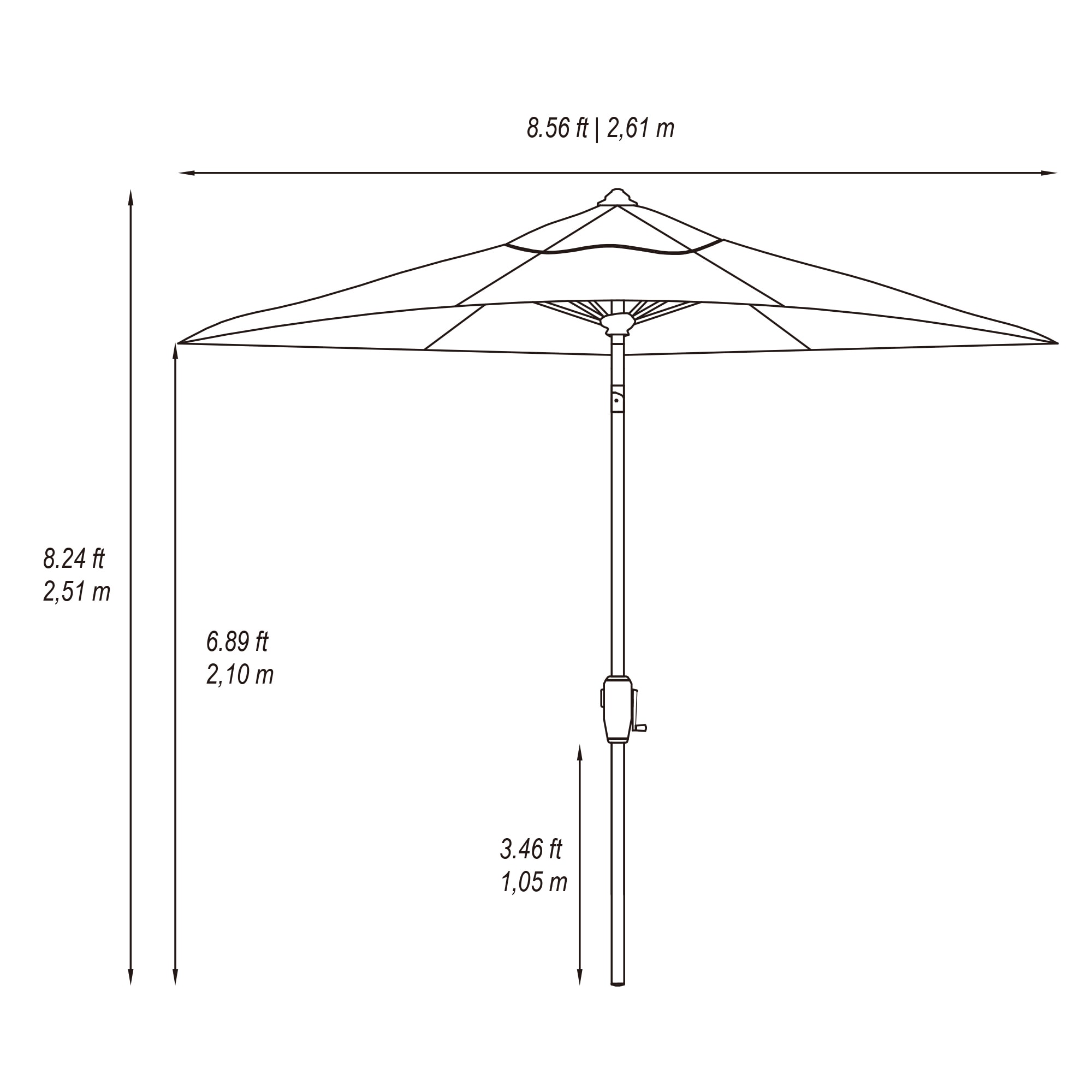 allen + roth USA38A278ZT-LS-C Umbrellas-2 - View #20