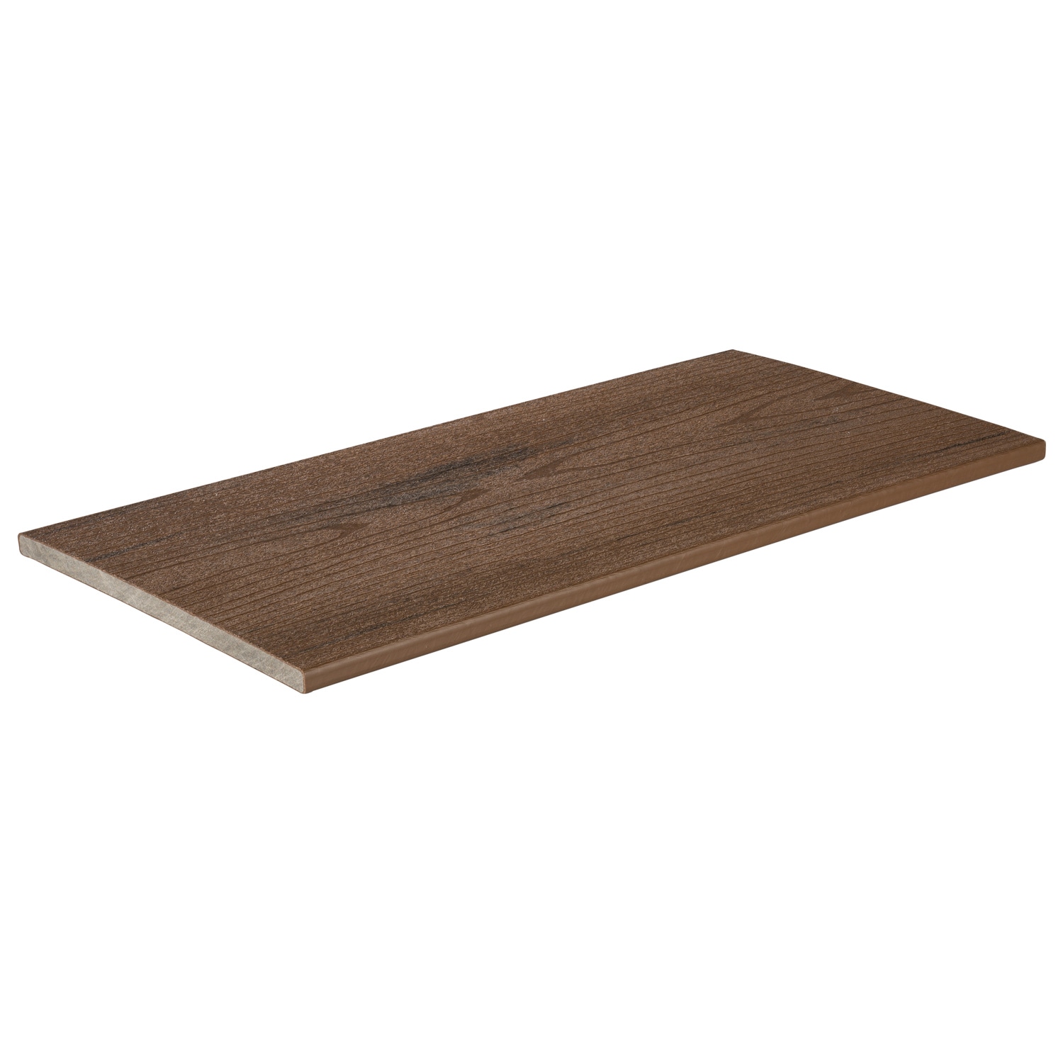 TimberTech PRO Terrain 0.56-in x 12-ft Composite Brown Oak Fascia Deck ...