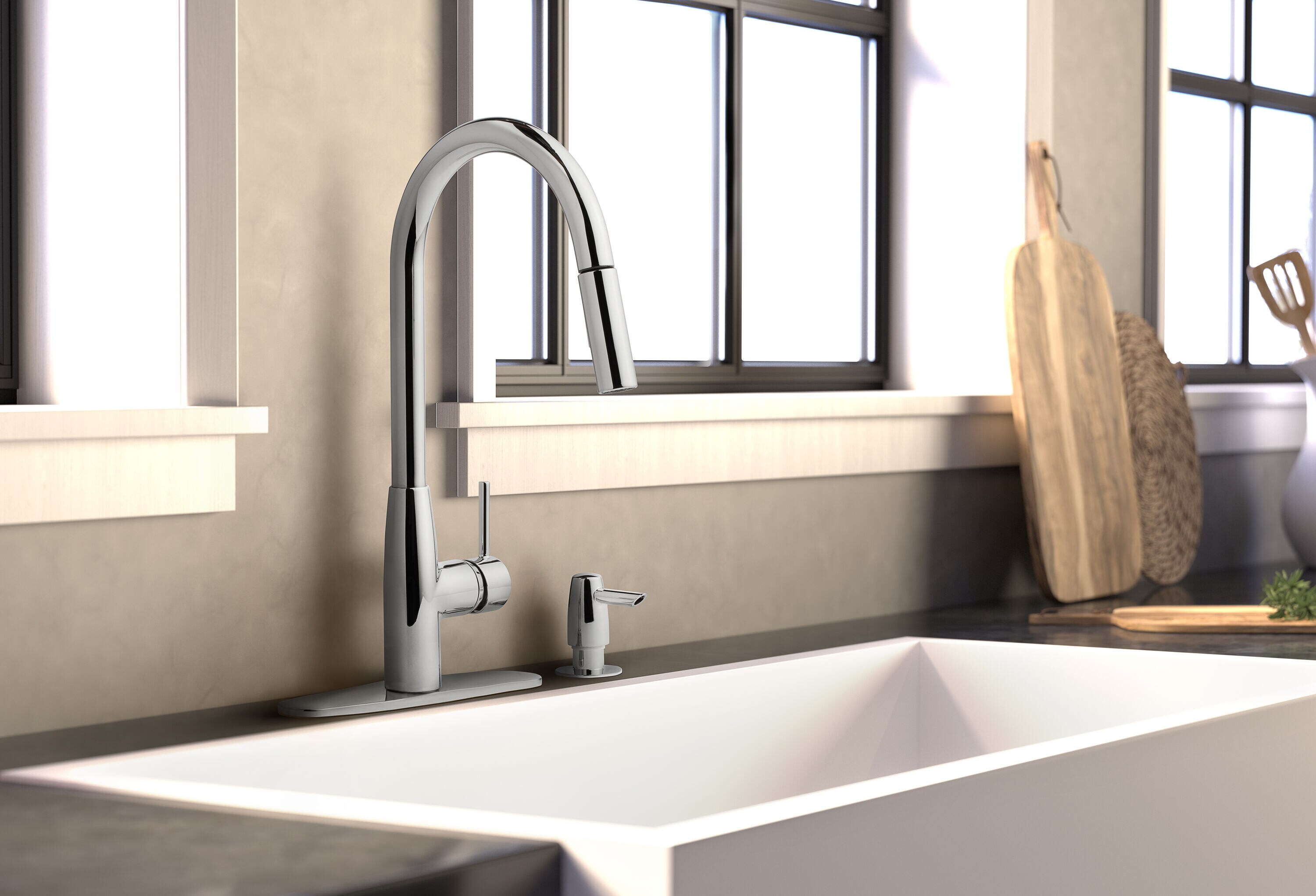 Project Source 21-K121HCP-PS Kitchen-Faucets - View #8