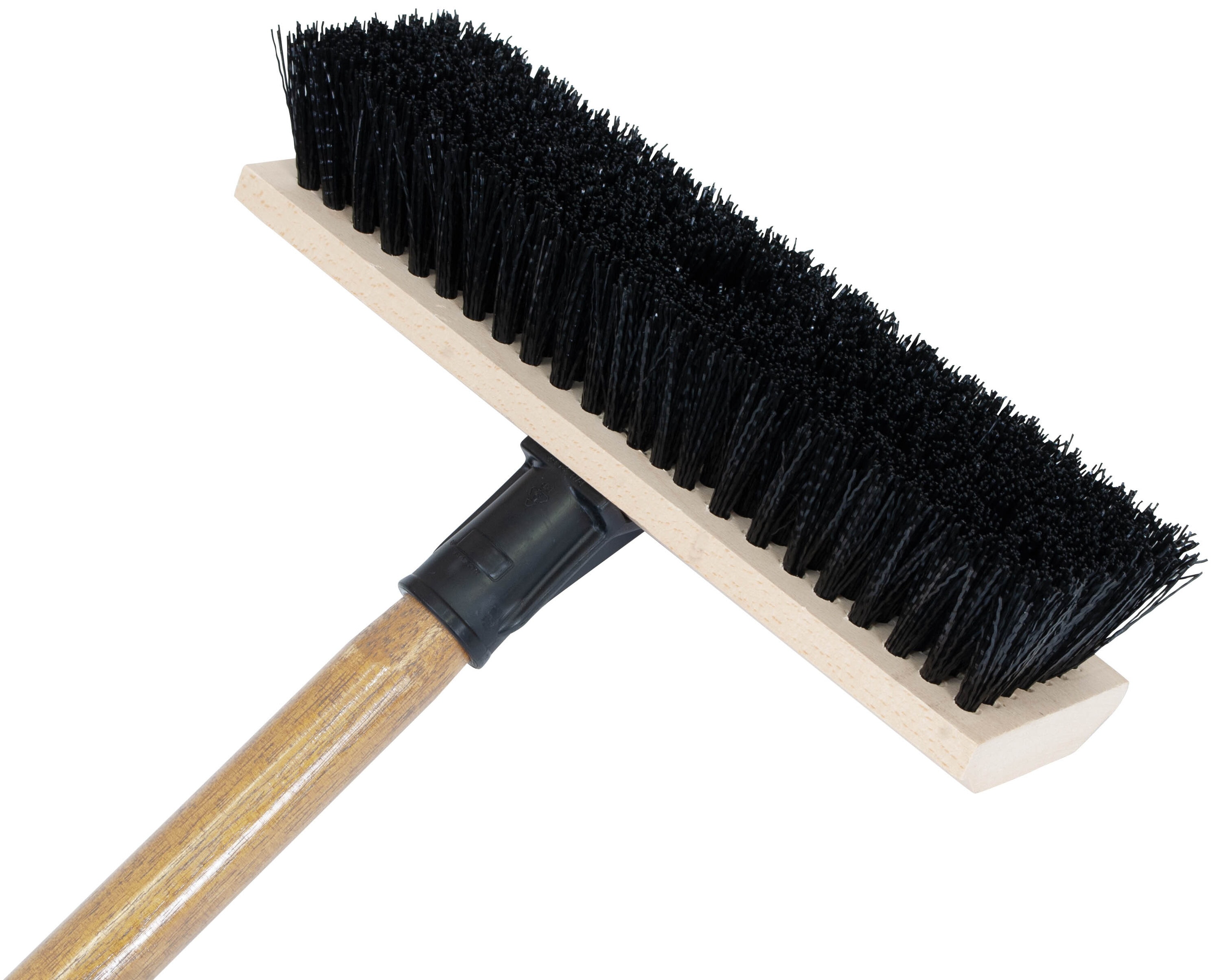12 Metal Wire Broom Brush Sweeping Deck Scrub Heavy Duty Garden Moss  Cleaner