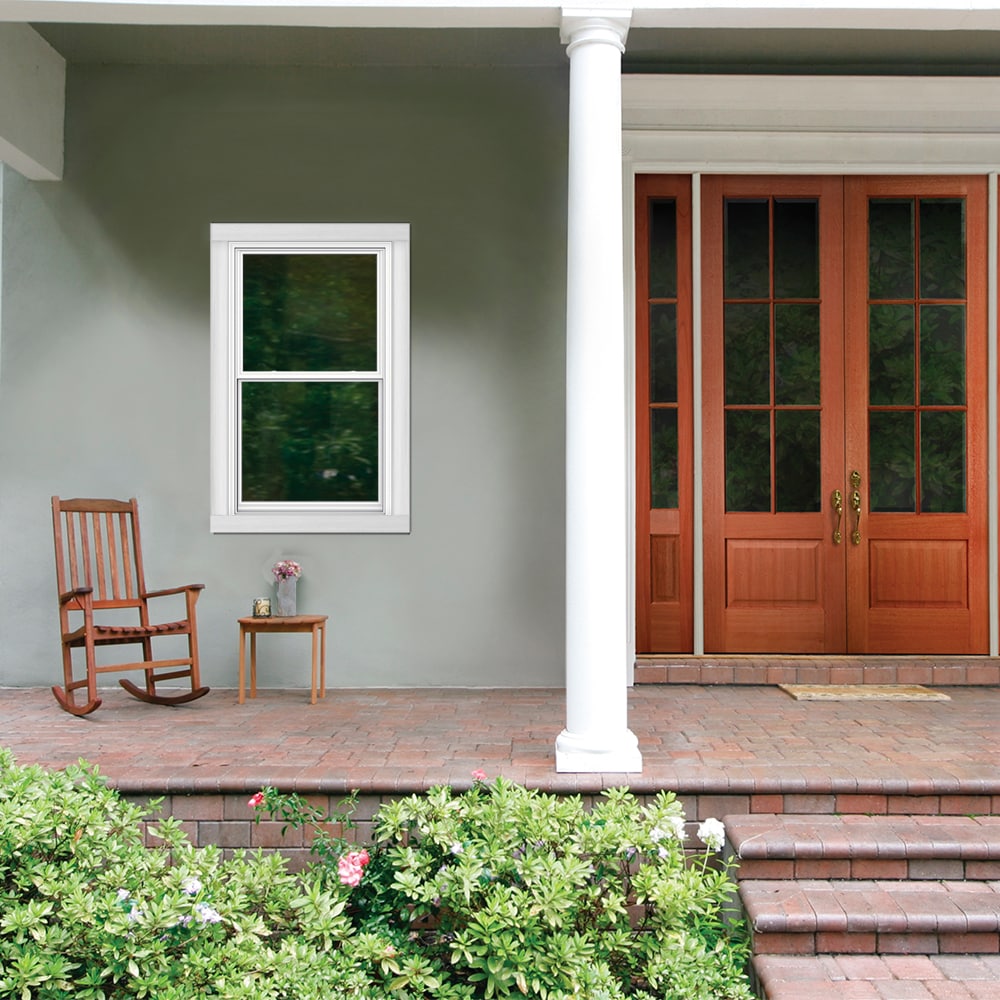 JELD-WEN V-2500 35-1/2-in x 59-1/2-in White Exterior White