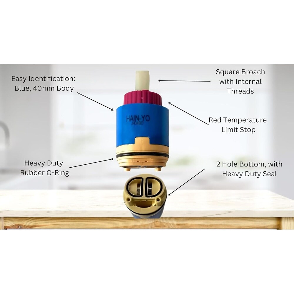 T & T Hardware JH04BD Faucet-Stems - View #3