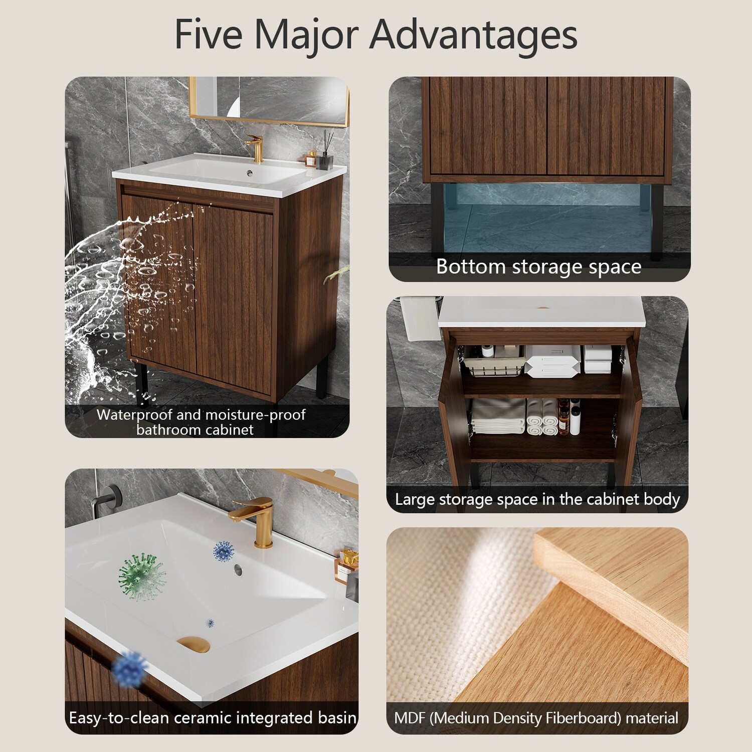 Watnature S88ZVT6NCYI4 Bath-Vanity-Combo - View #8