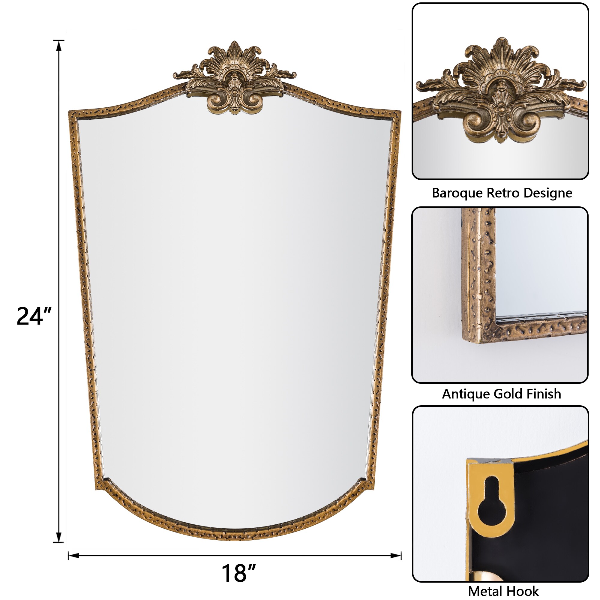 Maxax 31006-GD Decor-Mirrors - View #5