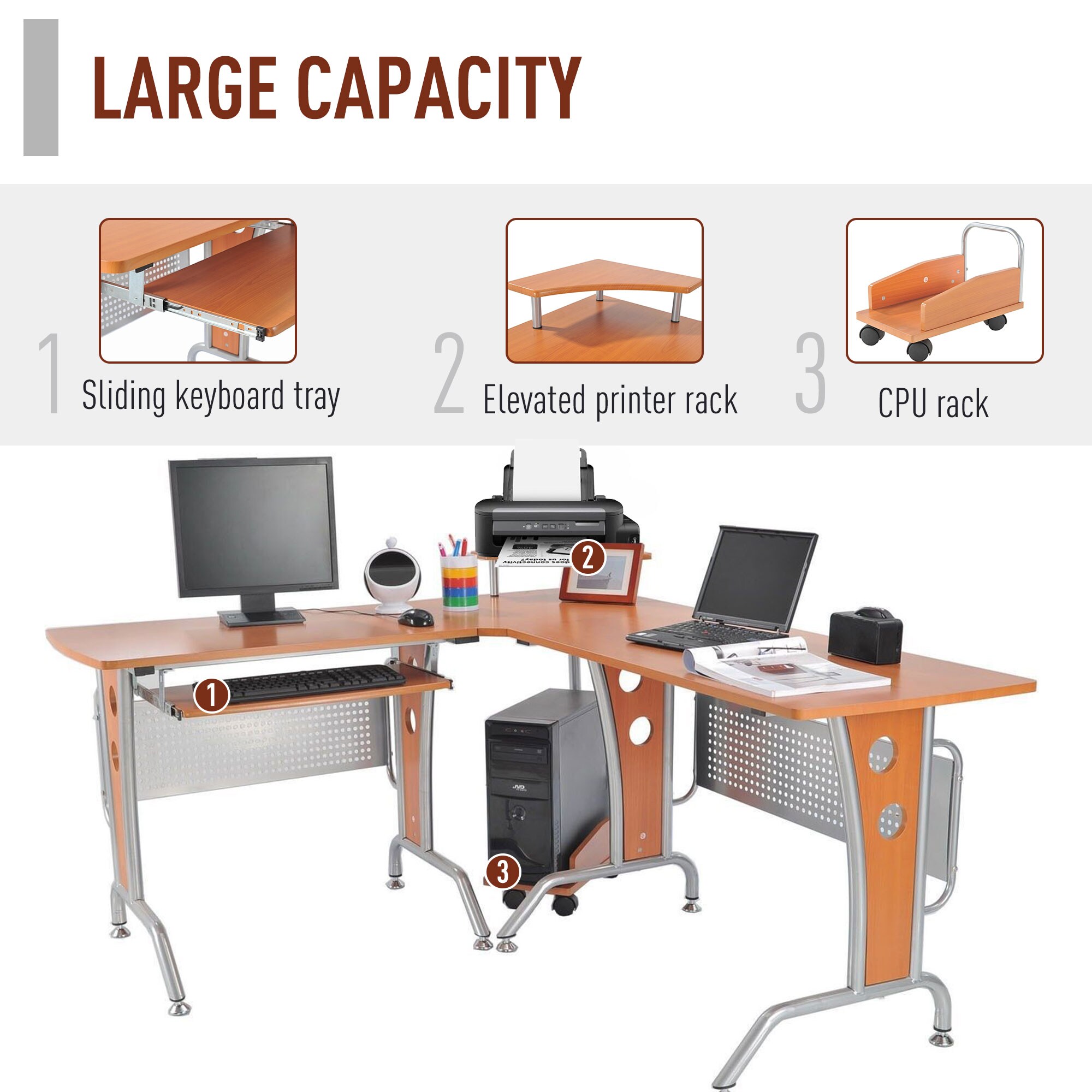 HomCom 920-058 desks - View #7