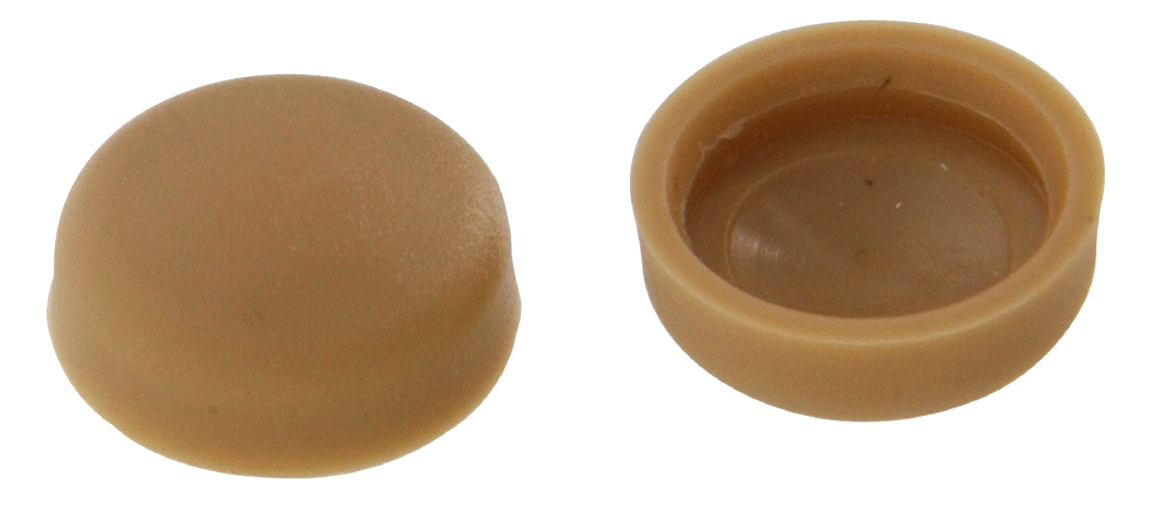 Hillman 59248 30-Pack 1/2-in x 1/8-in Tan Plastic End Cap