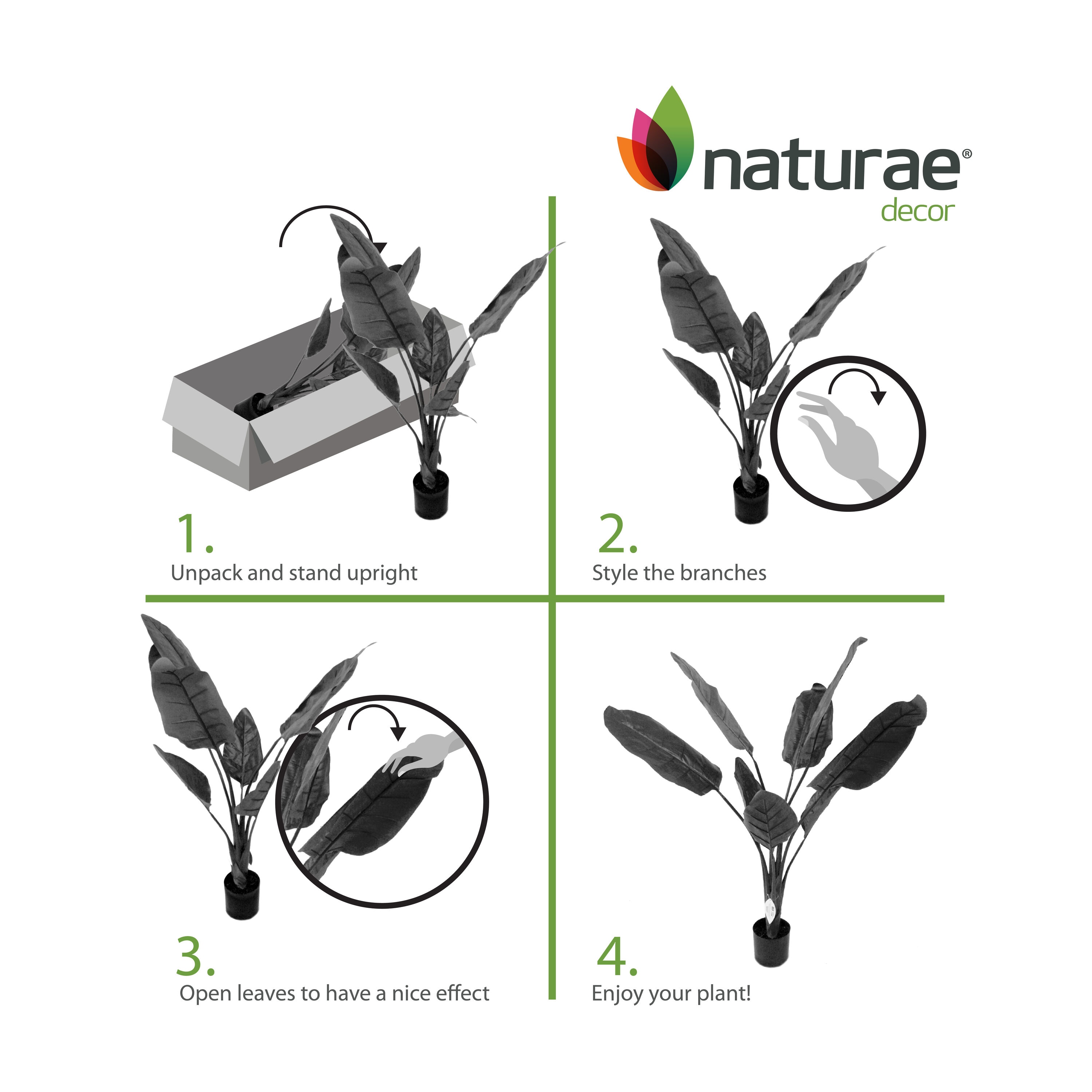 naturae decor OUT-PARA-45W Artificial-Plants-Trees - View #4