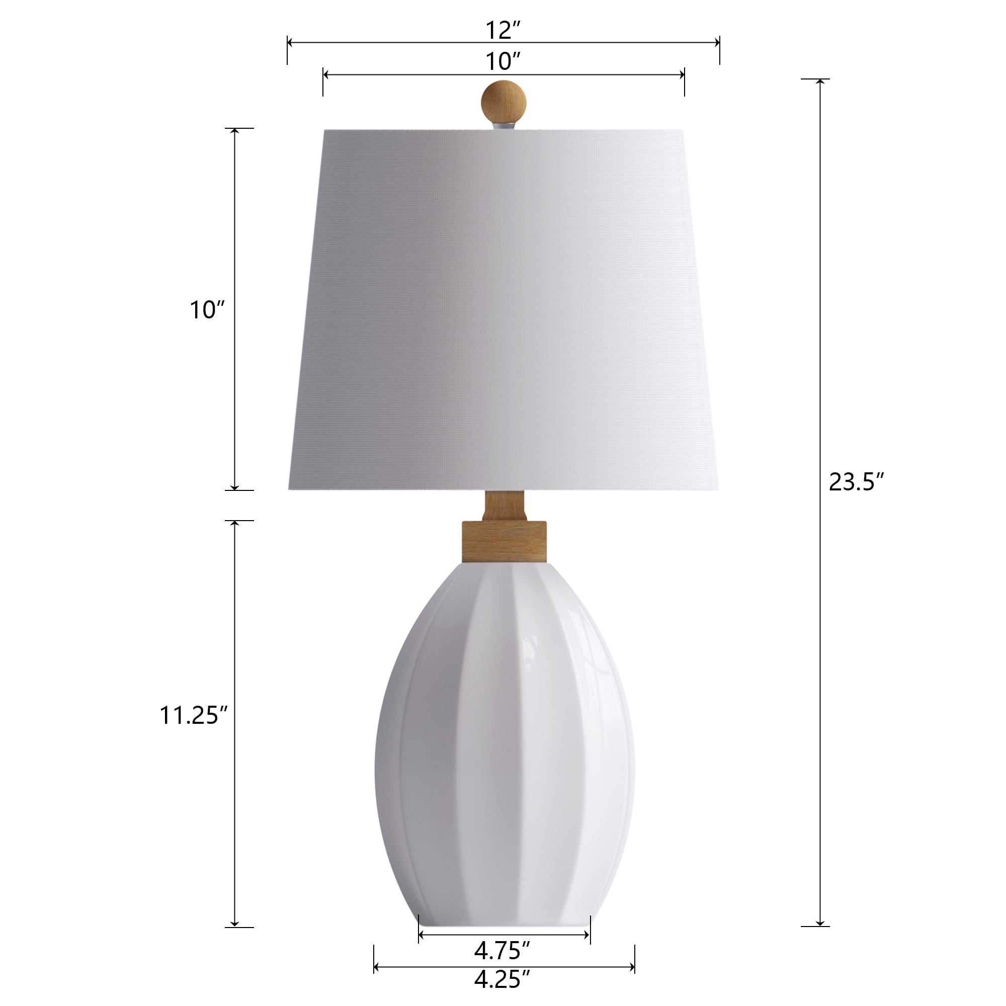 Maxax T228-WH-S Table-Lamps - View #5