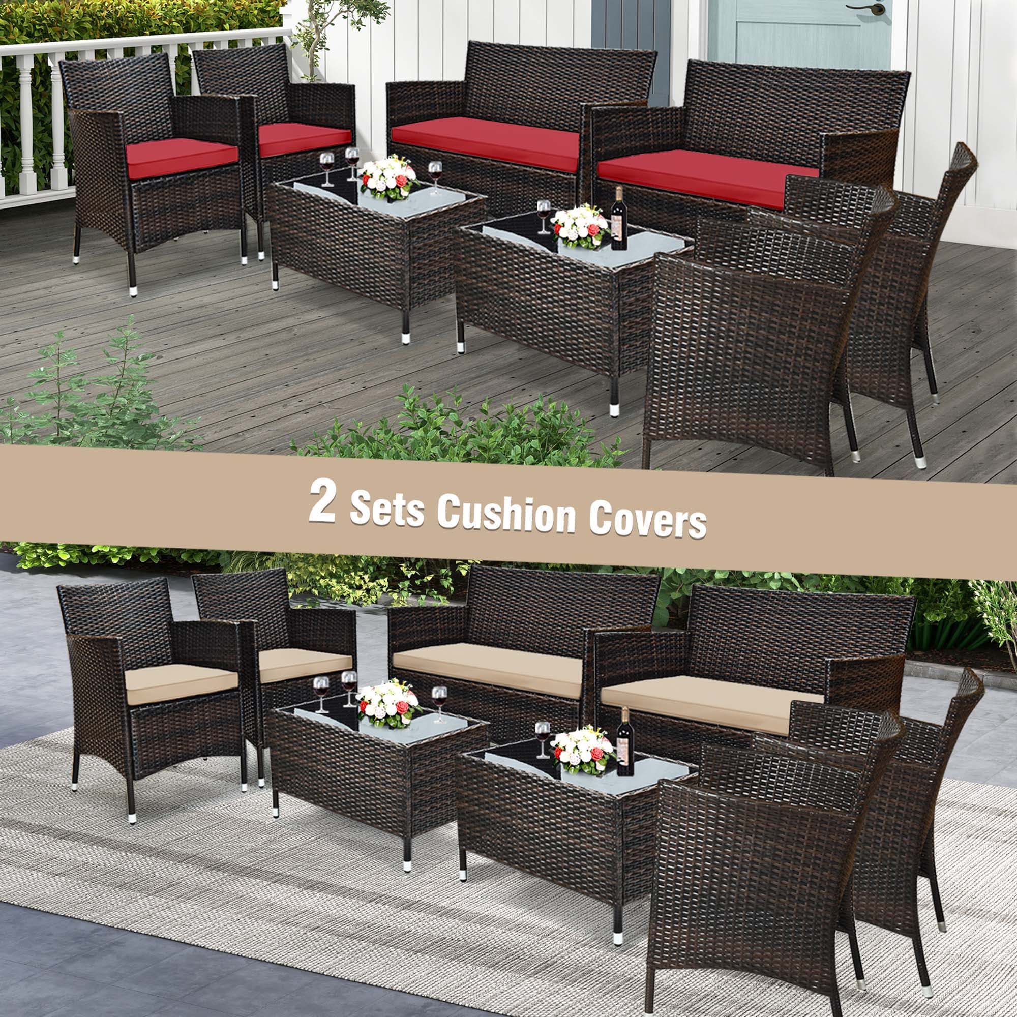 Costway HW67772BR Patio-Conversation-Sets - View #3