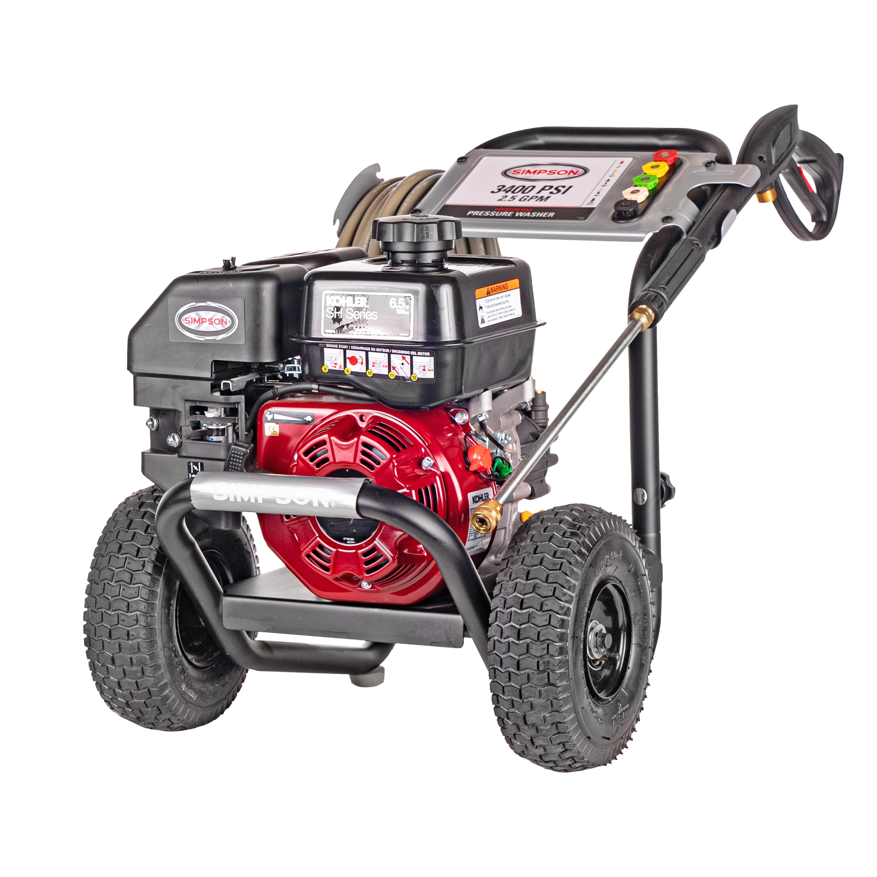 PressuReady® 3400 PSI at 2.5 GPM Powered Cold Water Gas Pressure Washer