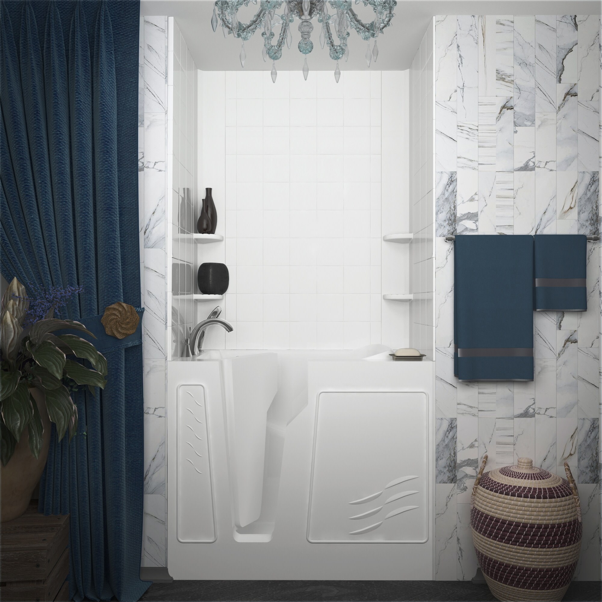 Endurance LSN2646LWDCF Tub-Shower-Combo - View #10