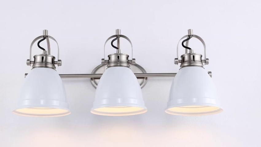 JONATHAN Y Phineas Iron Farmhouse Bohemian 25.5-in 3-Light