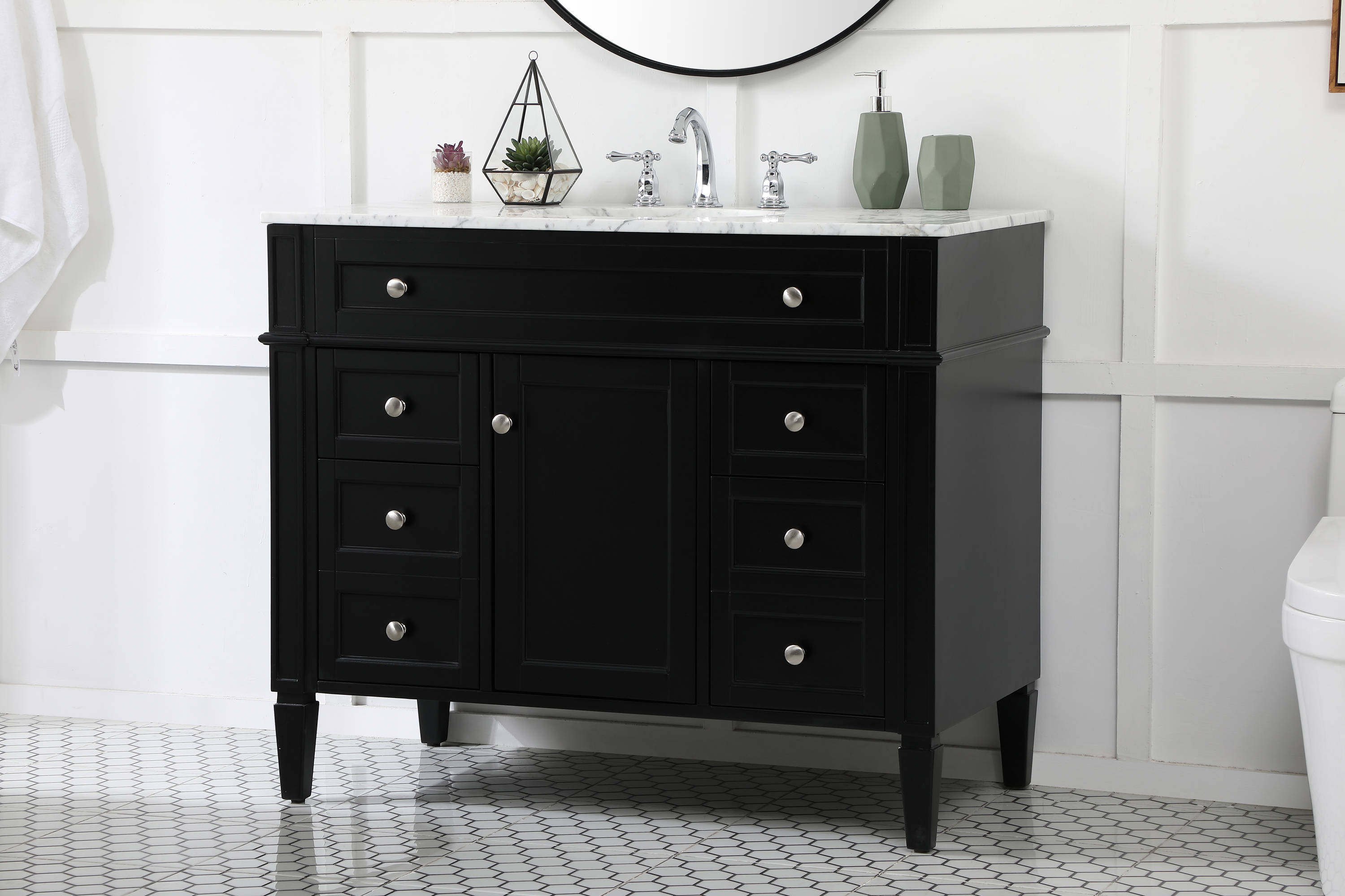 Elegant Decor HF37626BK Bath-Vanity-Combo - View #3