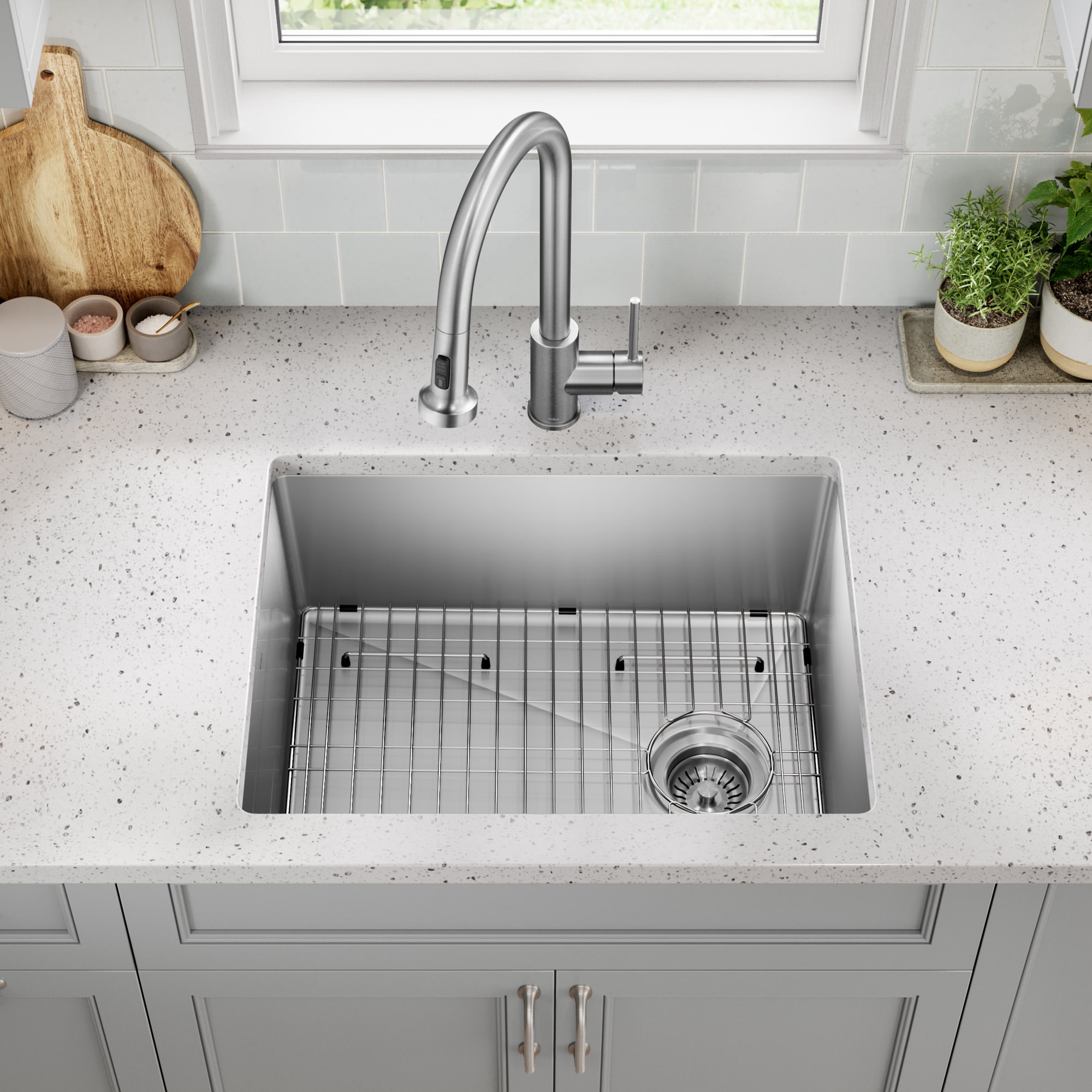 Kraus KHU641-25 Kitchen-Sinks - View #3